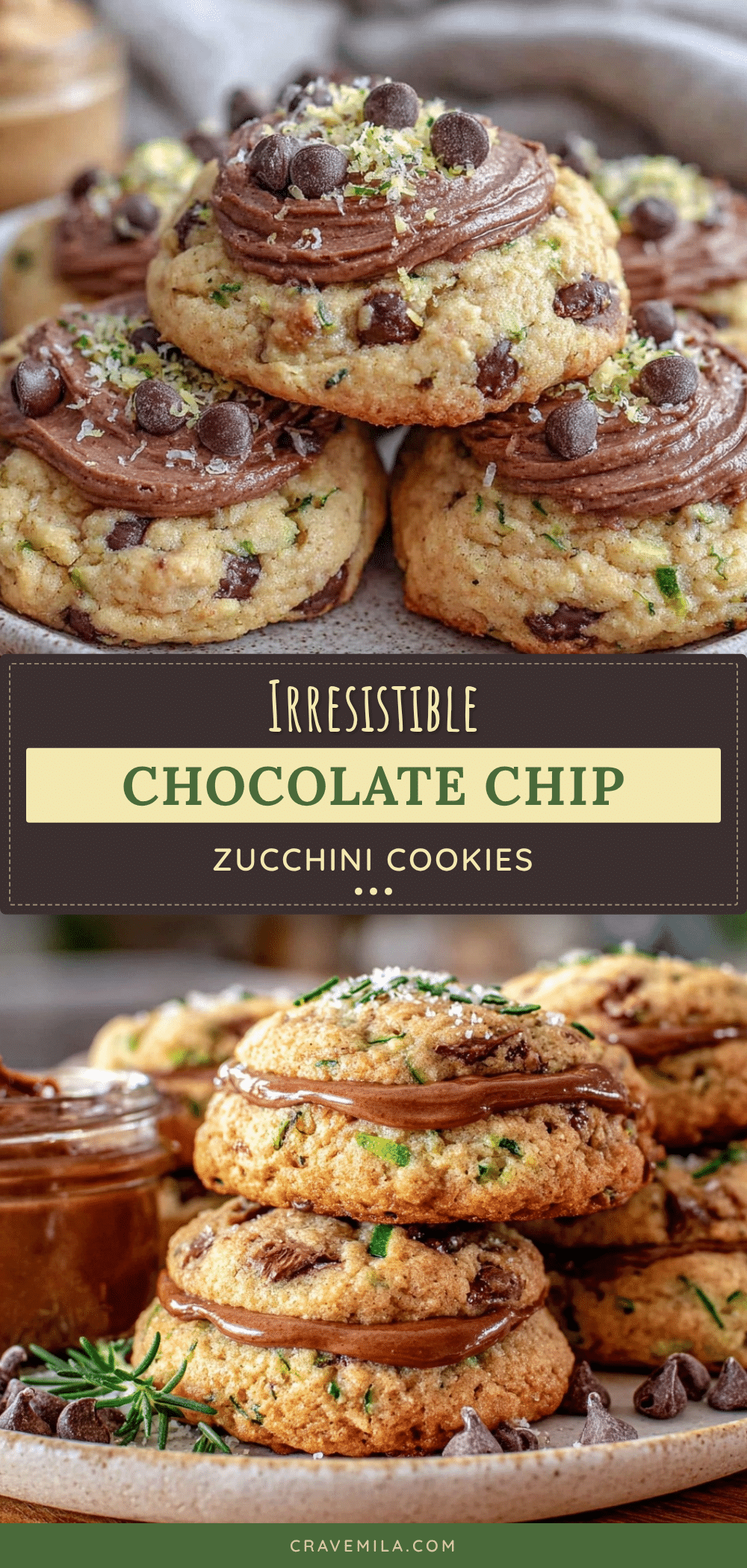 chocolate chip zucchini cookies recipe