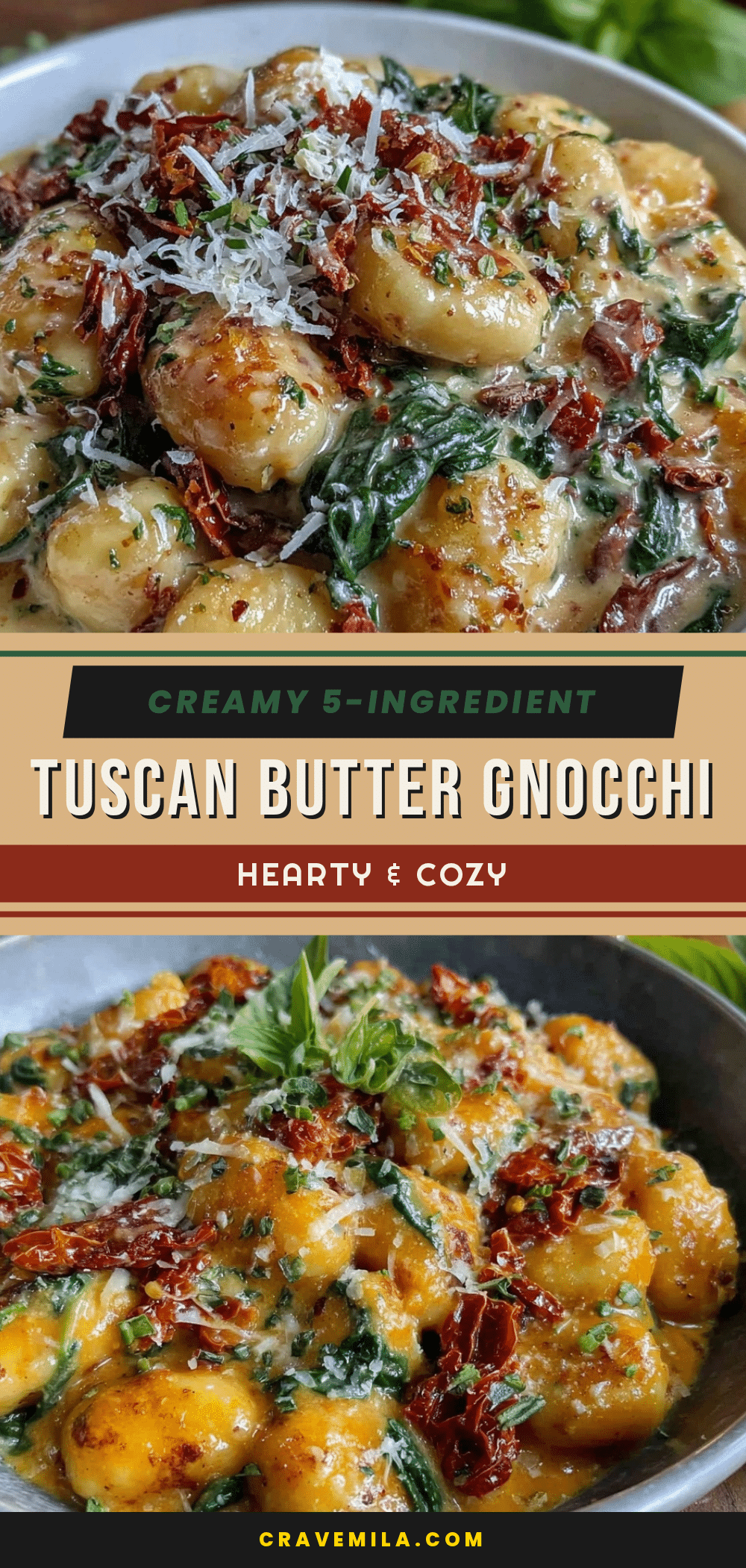 Creamy Tuscan Butter Gnocchi recipe