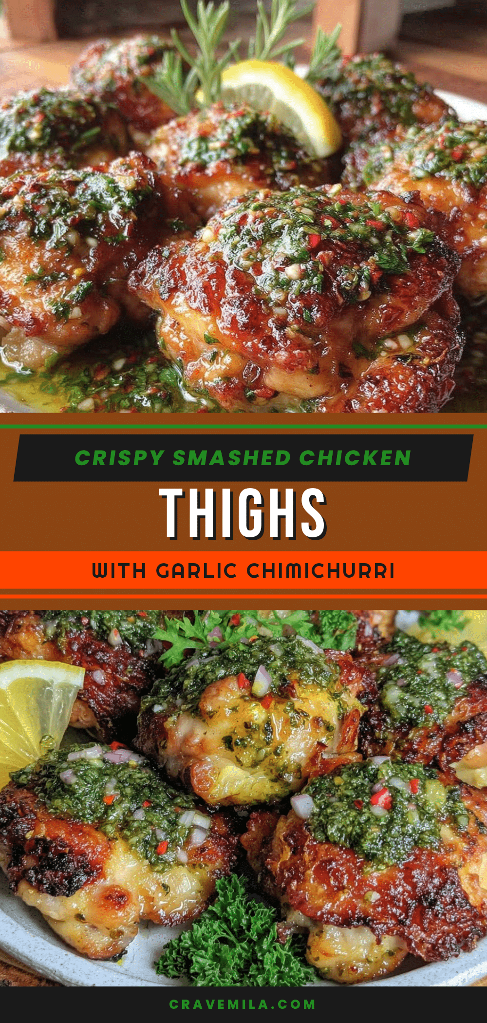 crispy smashed chicken thighs recipe