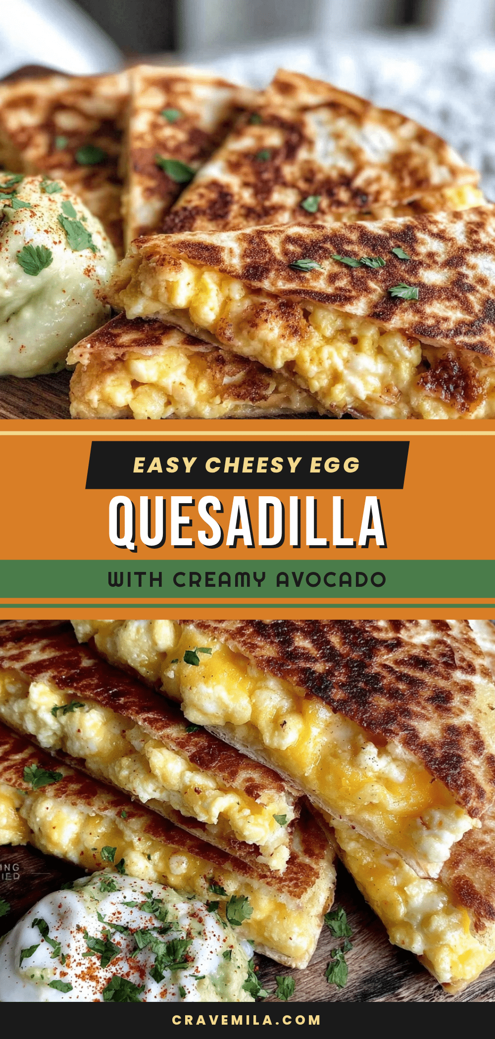 easy cheesy egg and cheese breakfast quesadilla recipe
