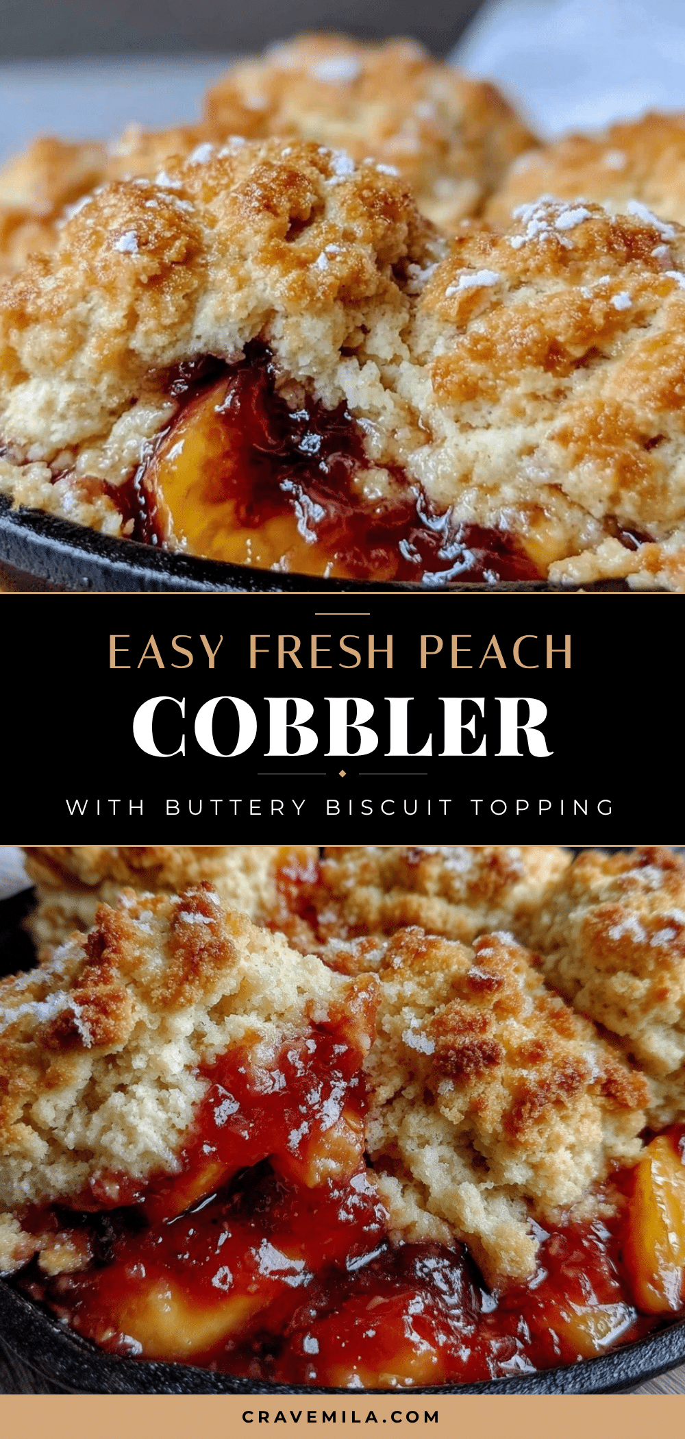 easy fresh peach cobbler recipe