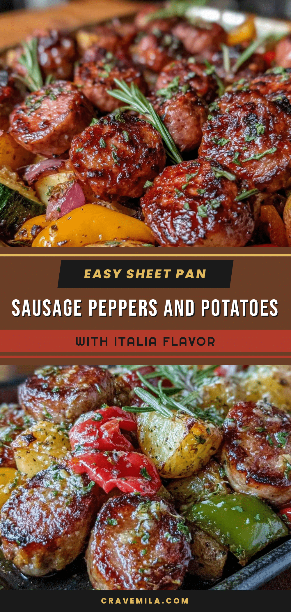 easy sheet pan sausage peppers and potatoes recipe