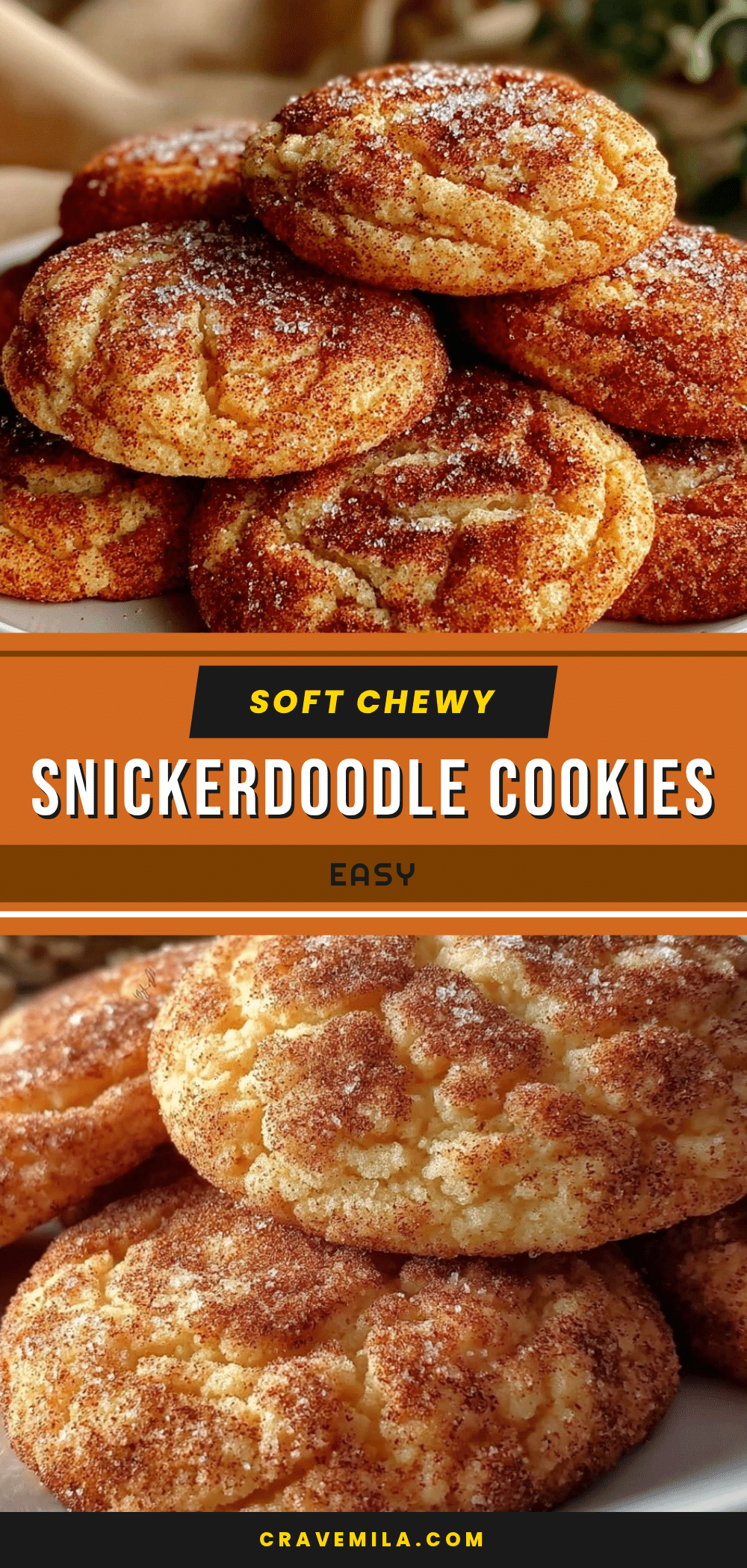easy soft chewy snickerdoodle cookies no chill needed recipe