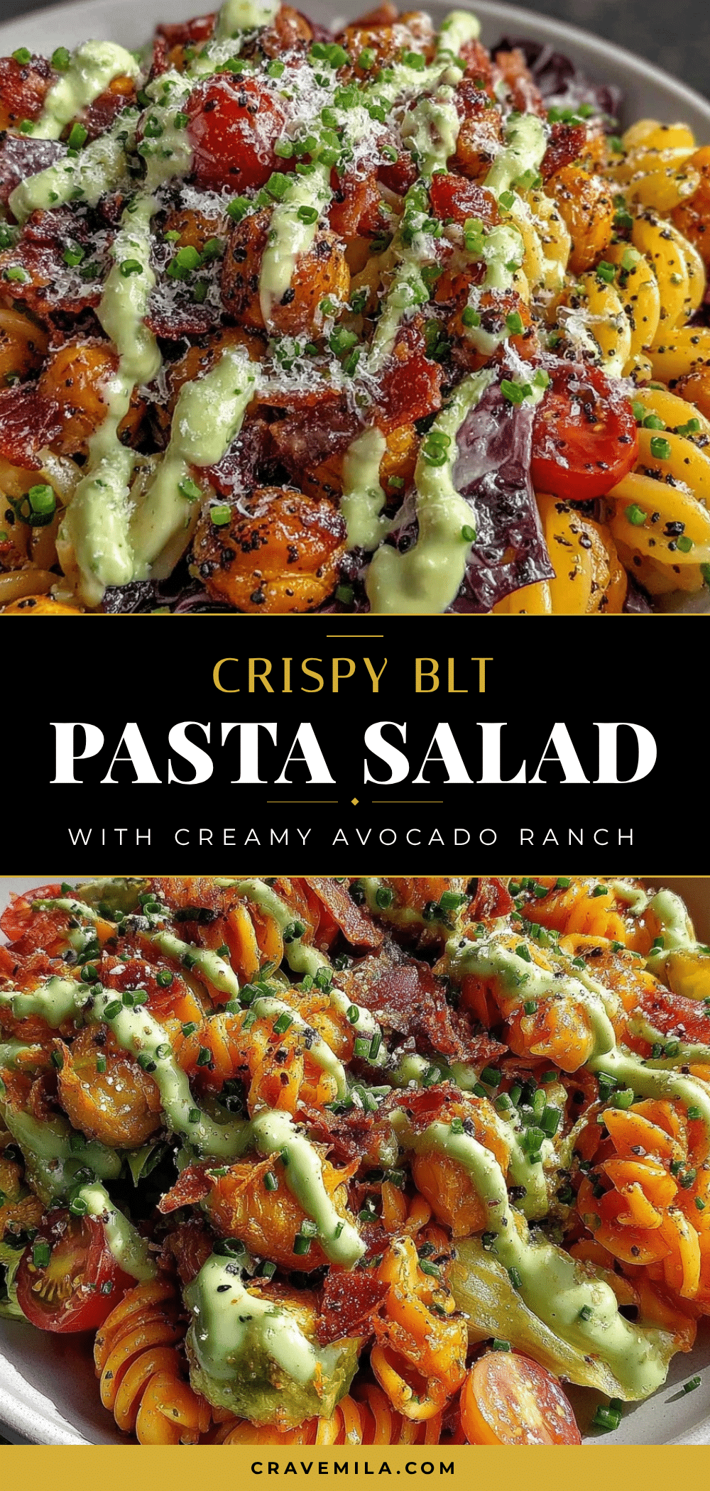 fresh BLT pasta salad recipe