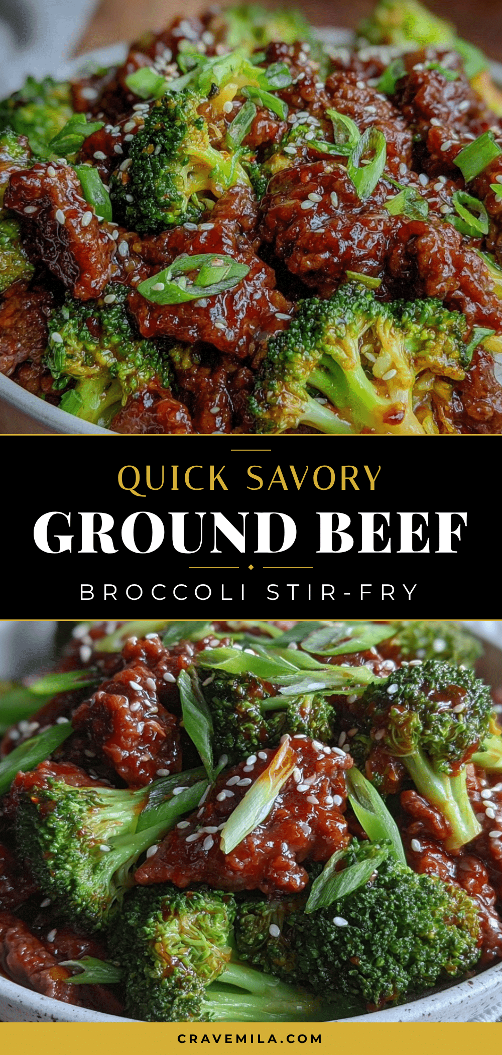 ground beef and broccoli stir-fry recipe