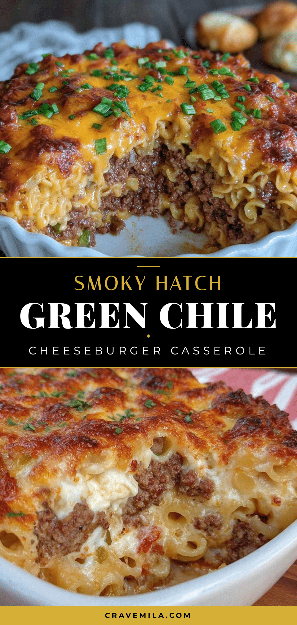 hatch green chile cheeseburger casserole recipe