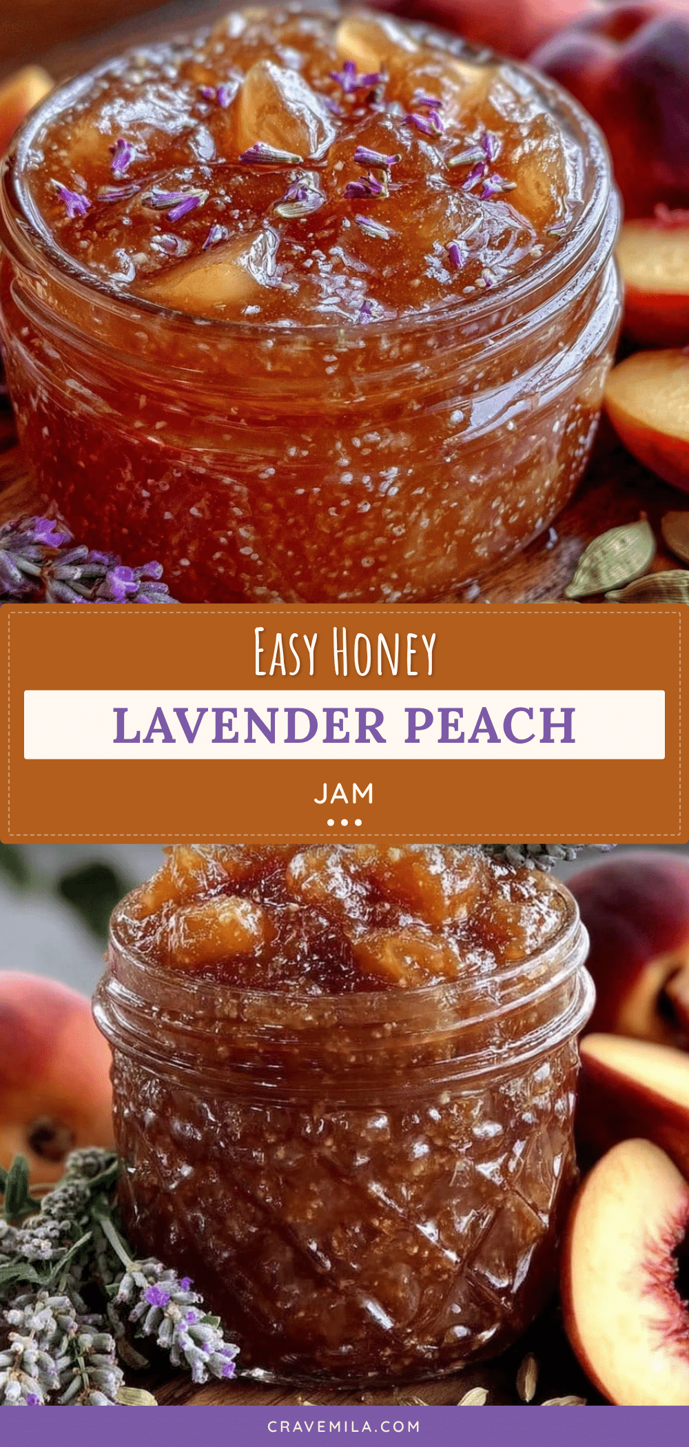 honey lavender peach jam recipe