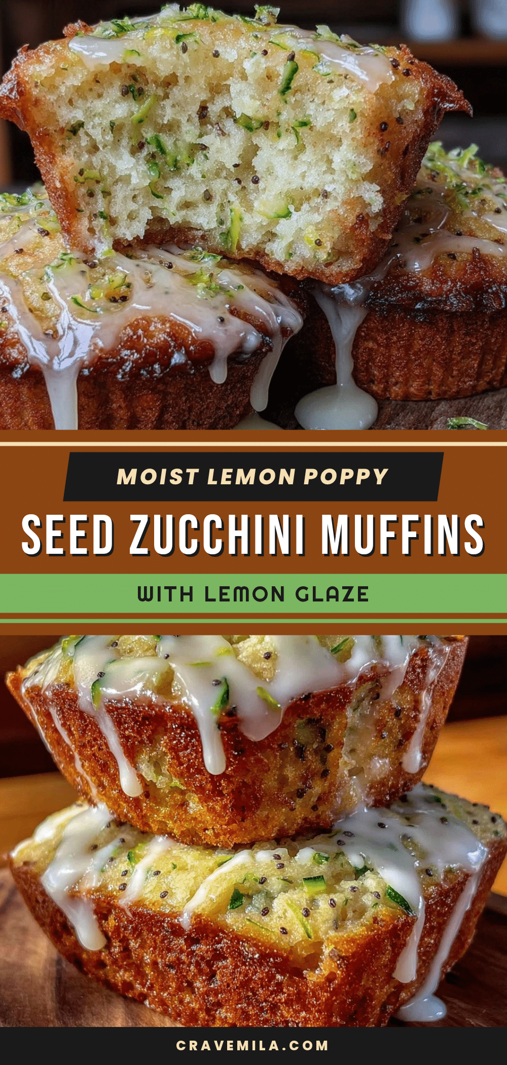lemon poppy seed zucchini muffins recipe