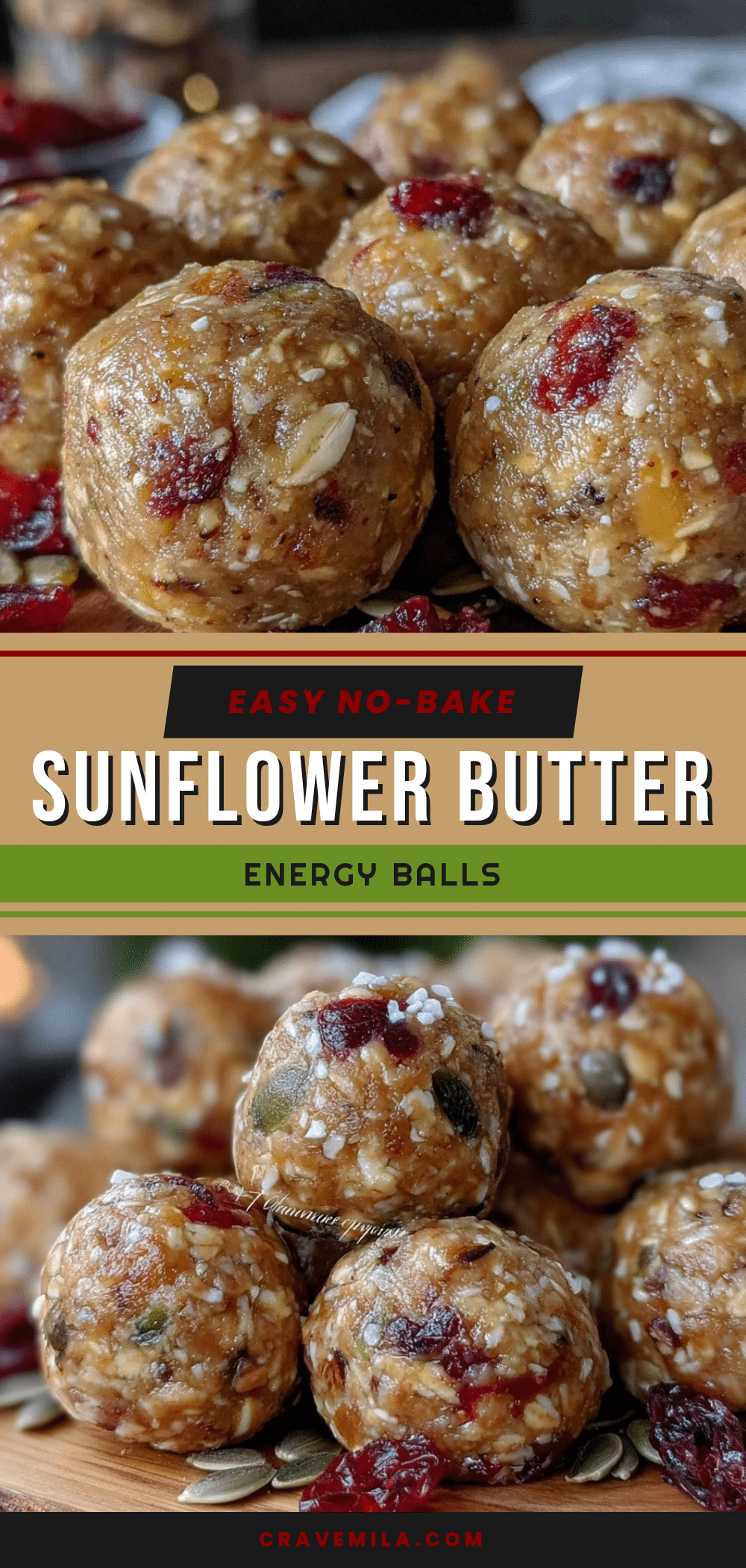 no-bake sunflower butter energy balls recipe