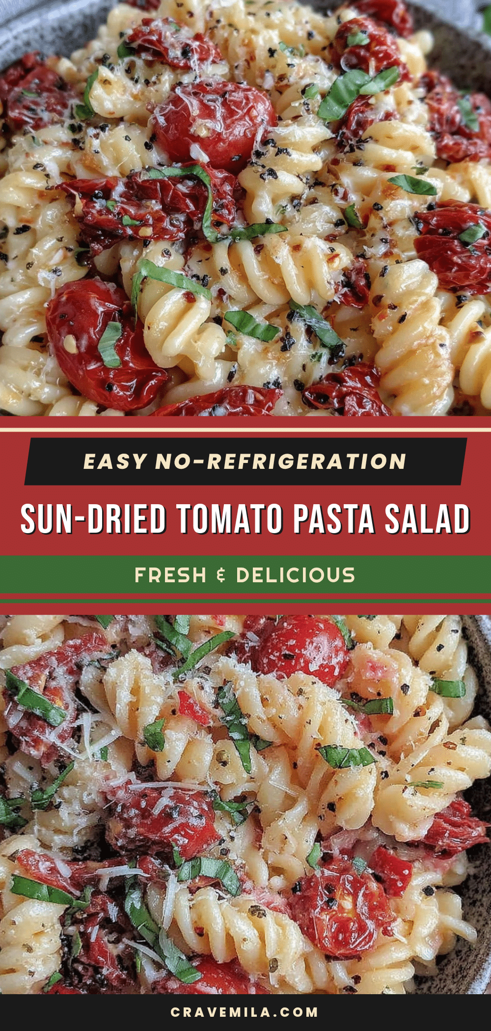 no-refrigeration lunch box pasta salad recipe