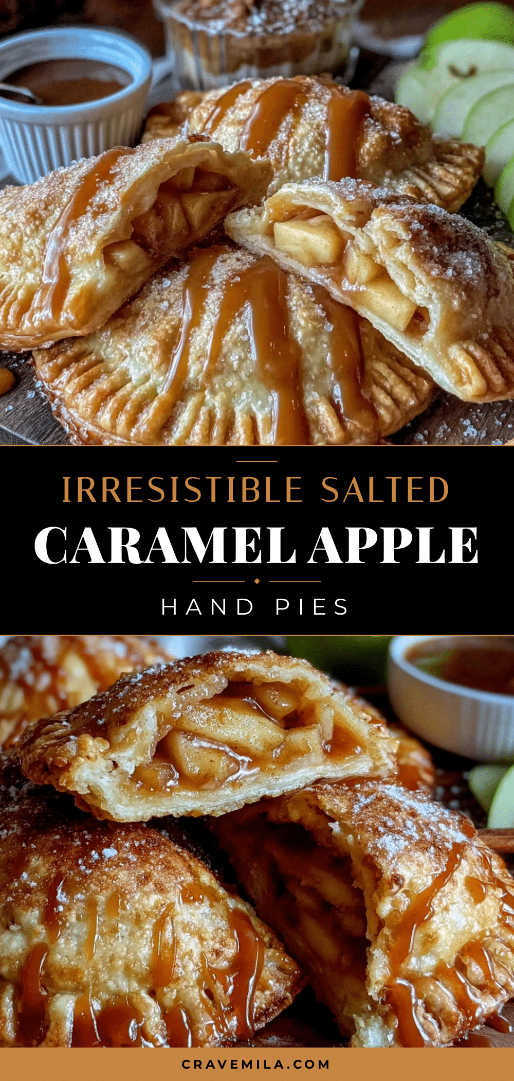 salted caramel apple hand pies recipe