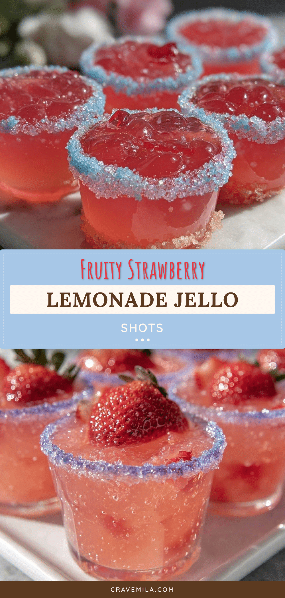 strawberry lemonade jello shots recipe