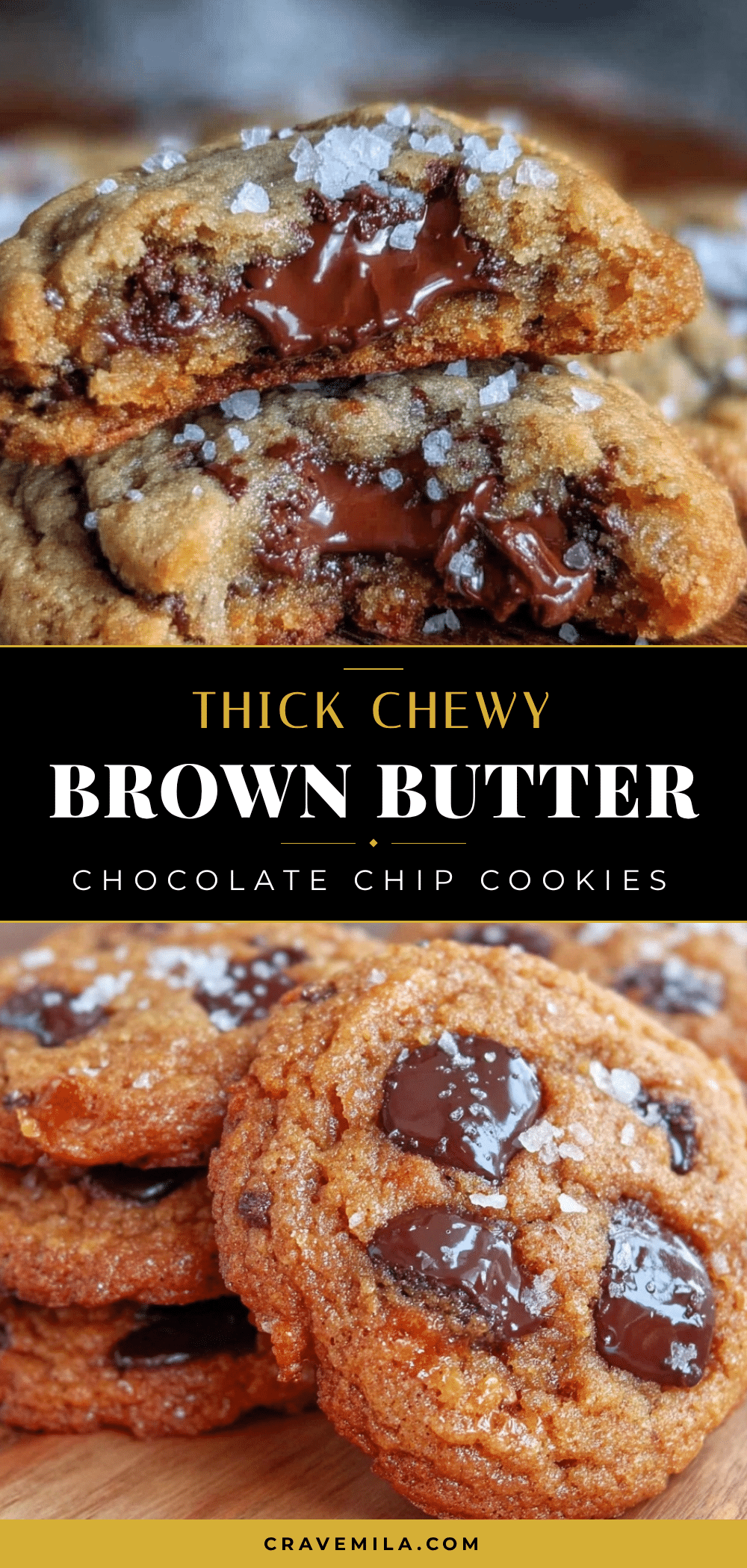 thick and chewy brown butter chocolate chip cookies recipe