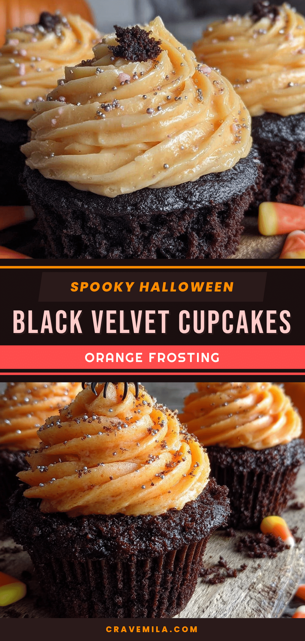 black velvet halloween cupcakes recipe
