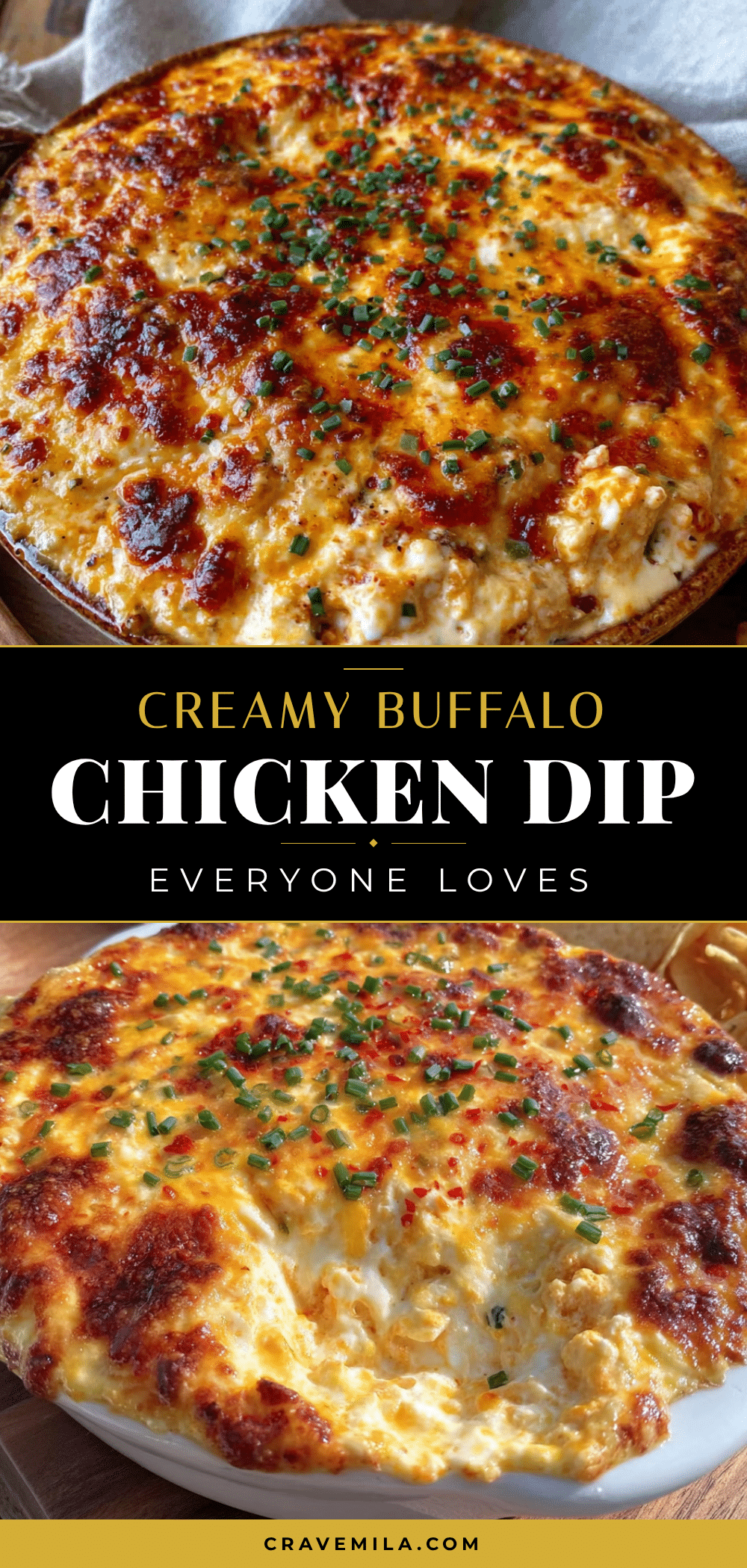 creamy buffalo chicken dip recipe