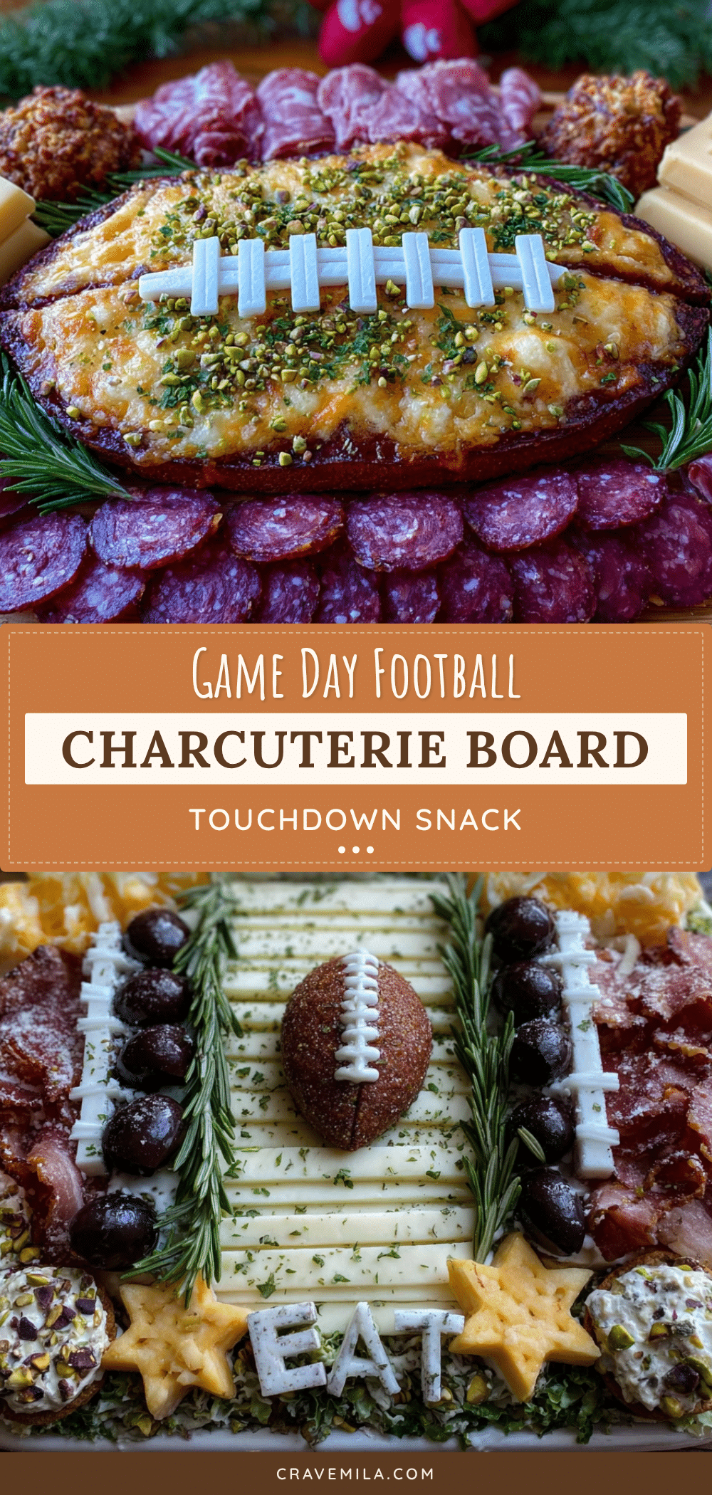 football charcuterie board recipe