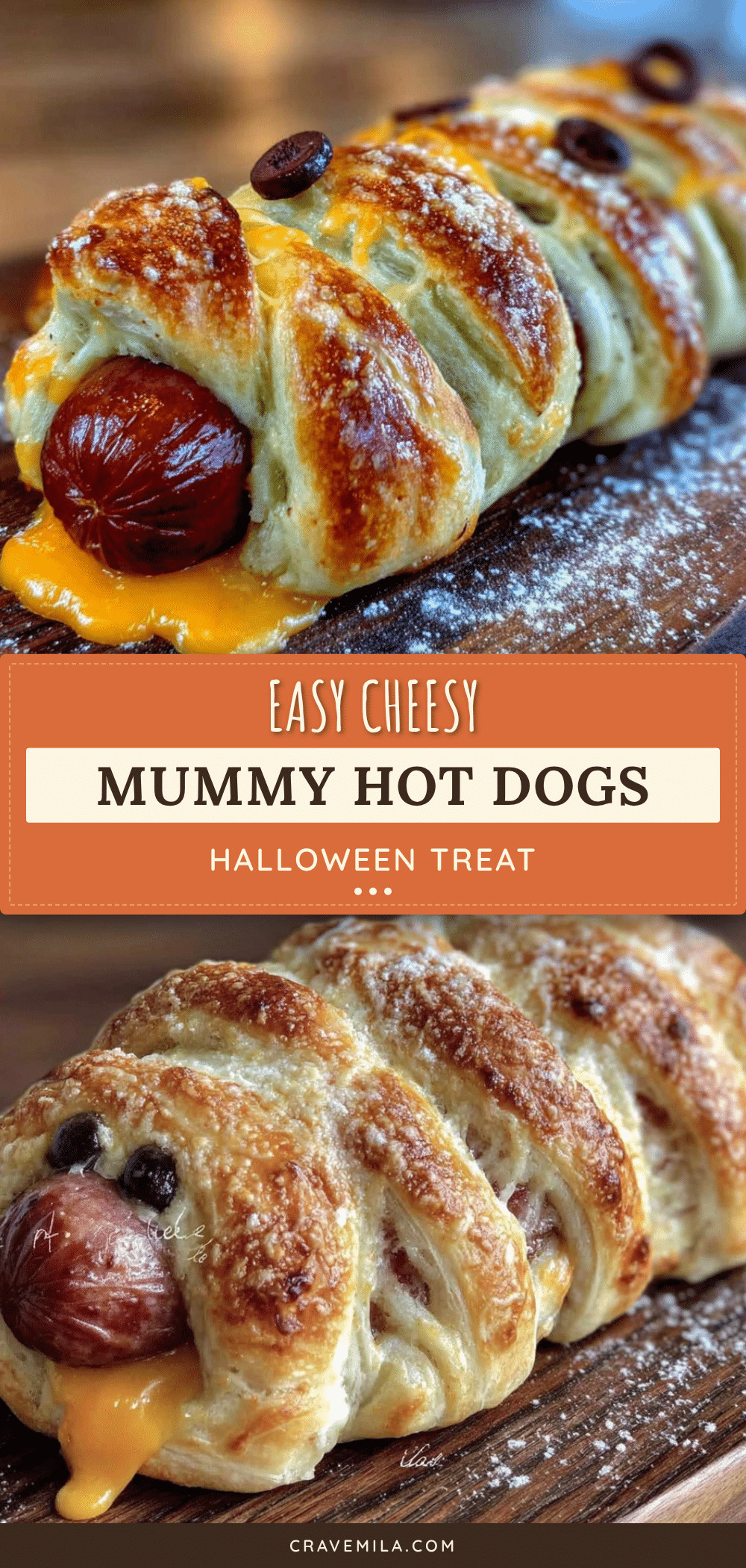halloween mummy hot dogs with cheese recipe