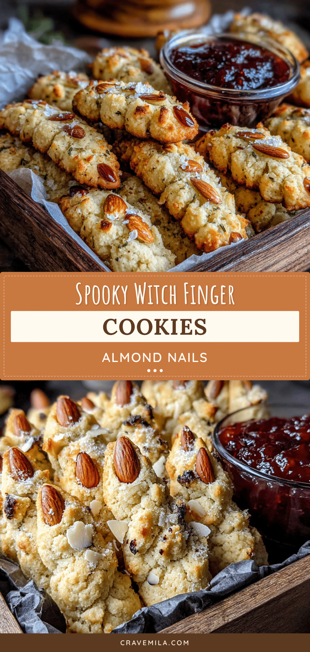 halloween witch finger cookies recipe