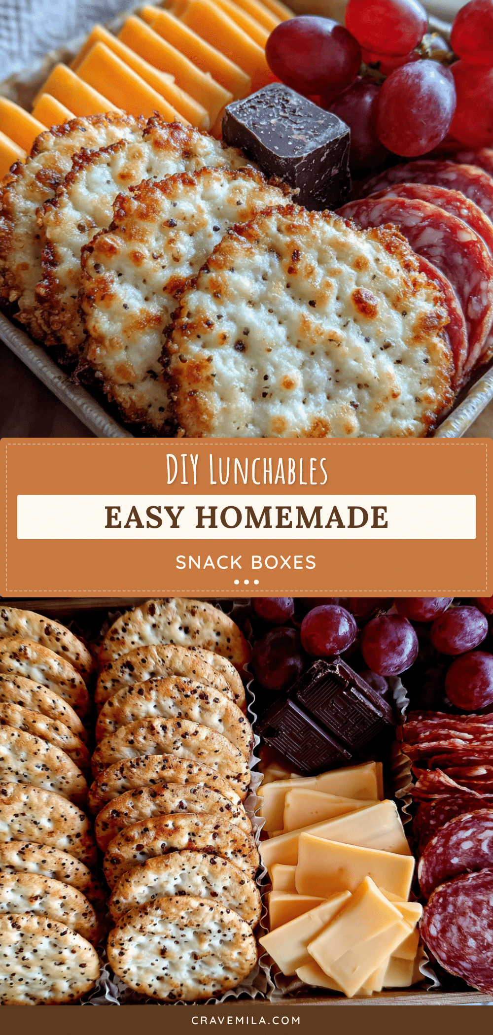 homemade lunchable snack boxes recipe