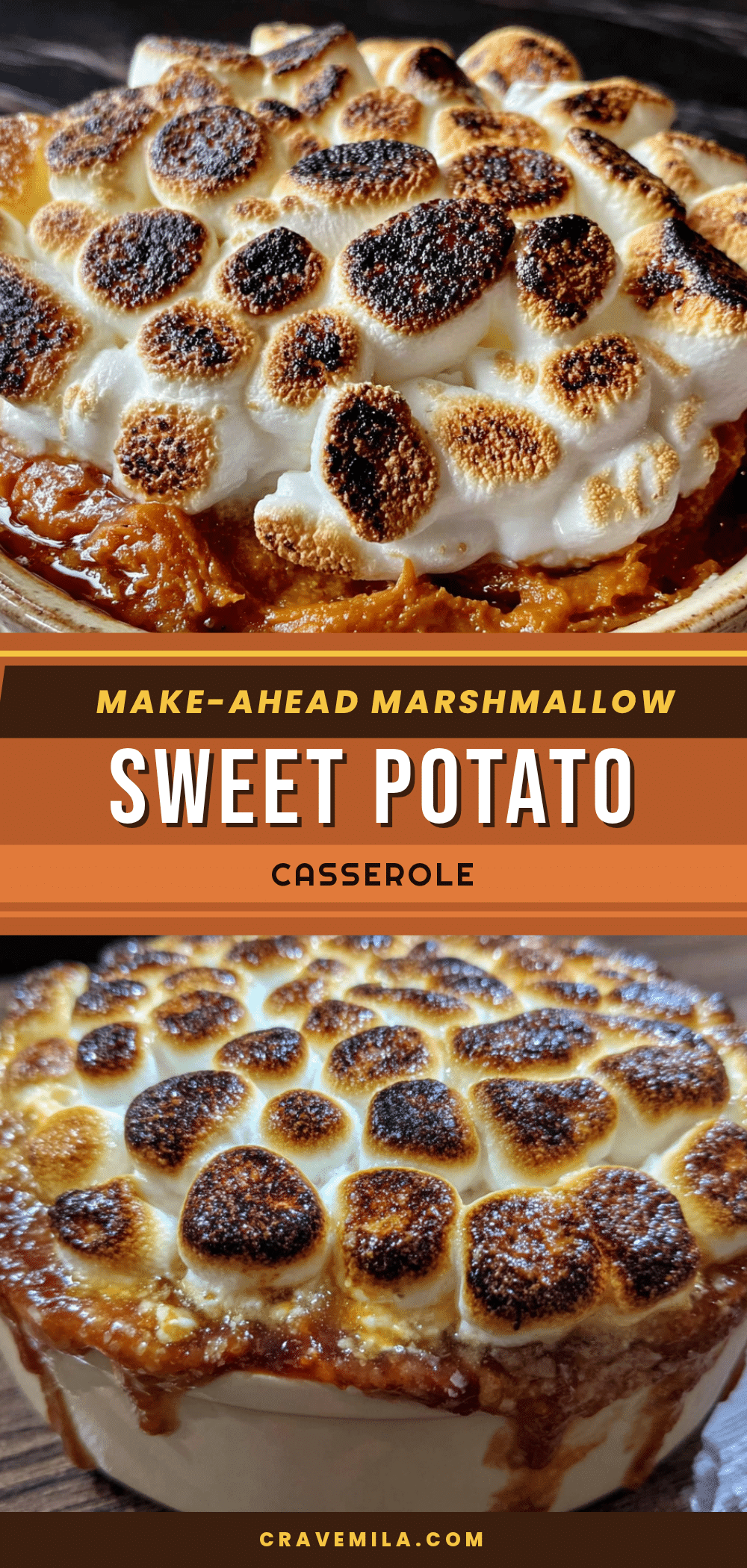 make-ahead sweet potato casserole with marshmallow topping recipe