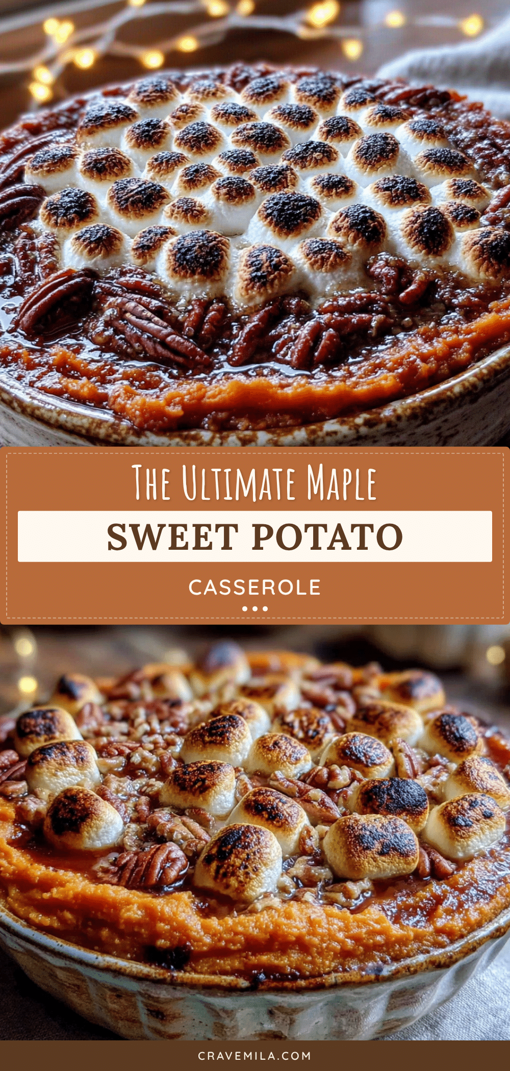 maple bourbon sweet potato casserole recipe
