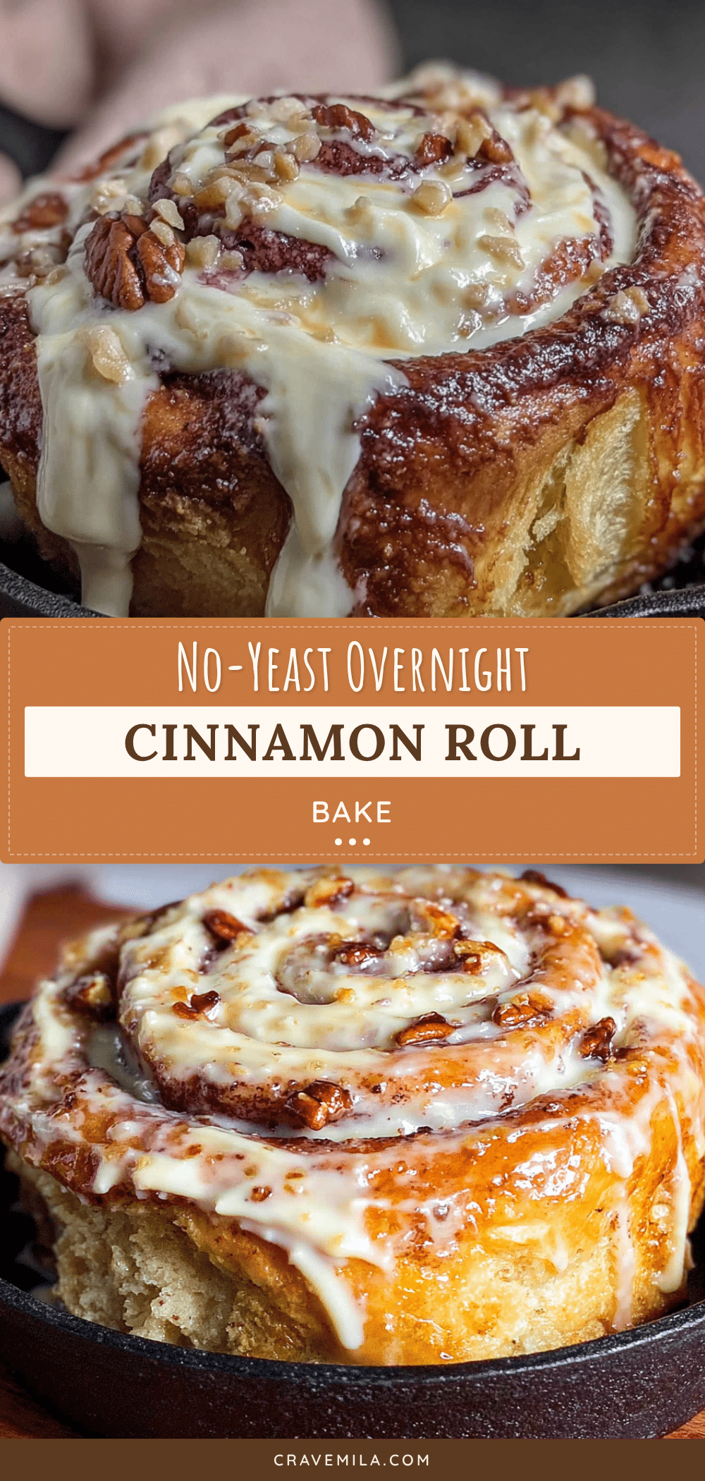 overnight cinnamon roll bake recipe