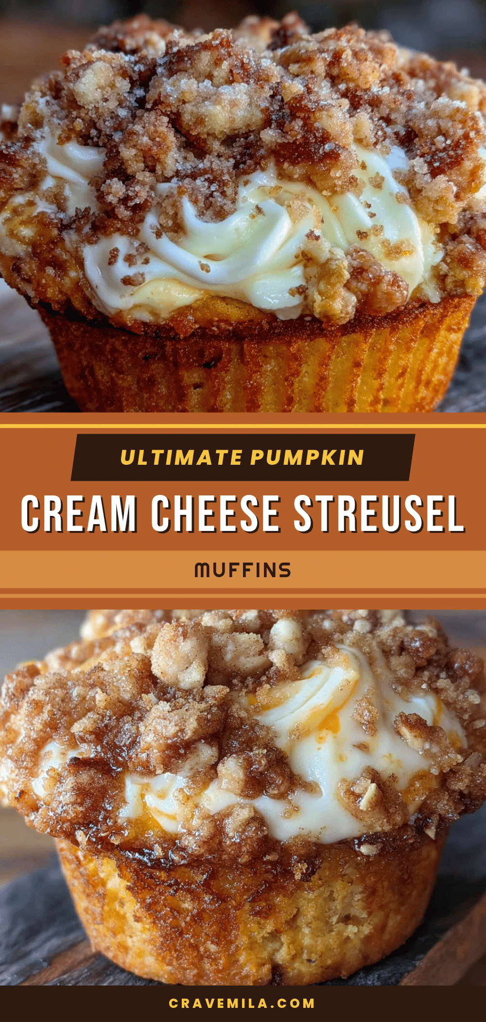 pumpkin cream cheese muffins recipe