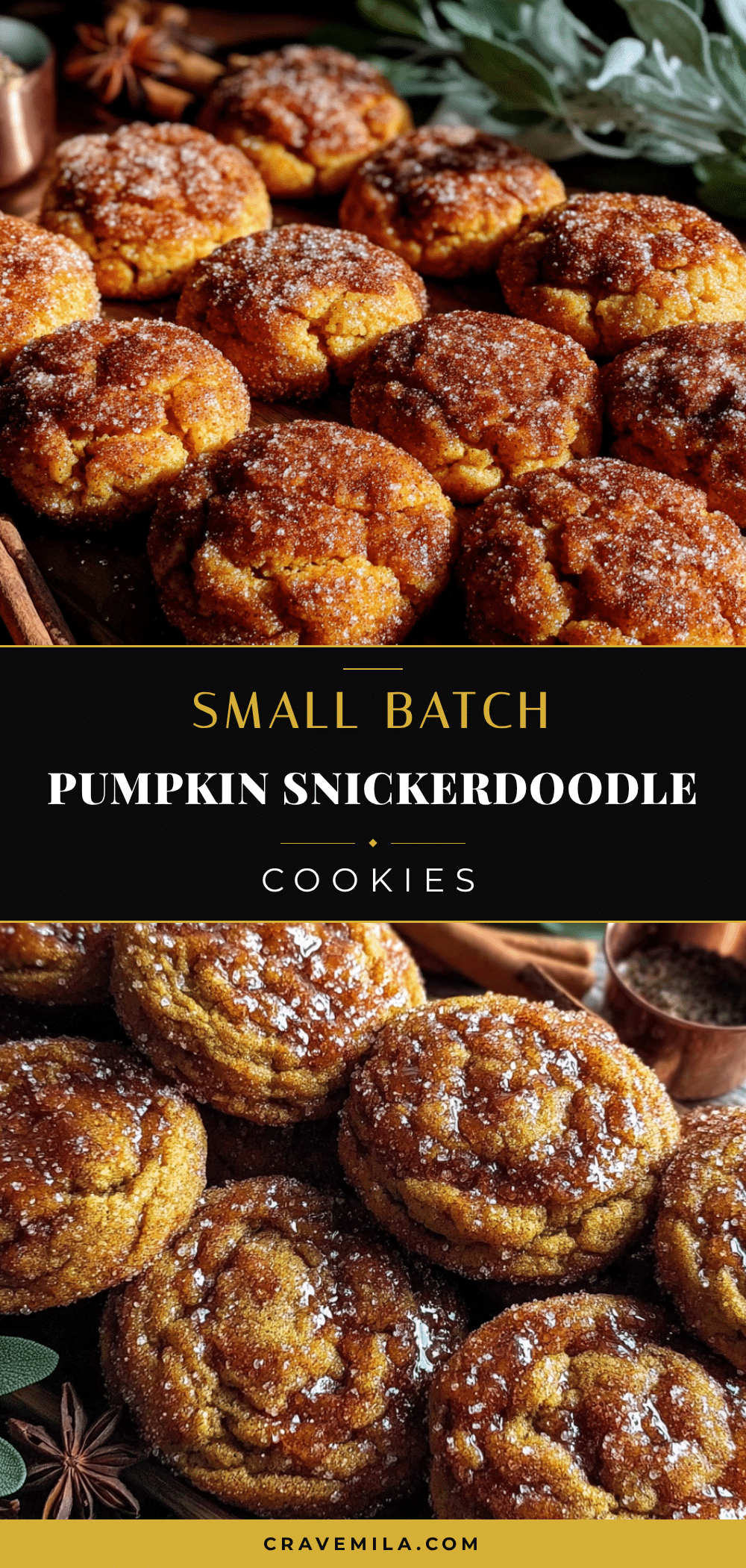 pumpkin snickerdoodle cookies recipe