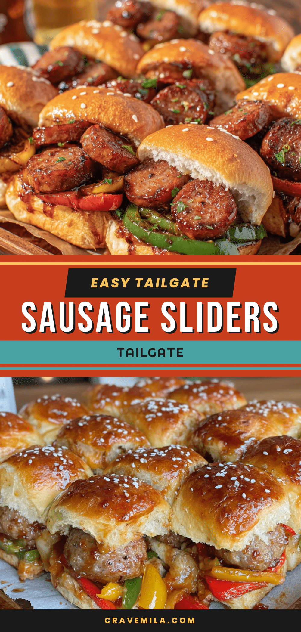 sheet pan sausage and pepper sliders recipe