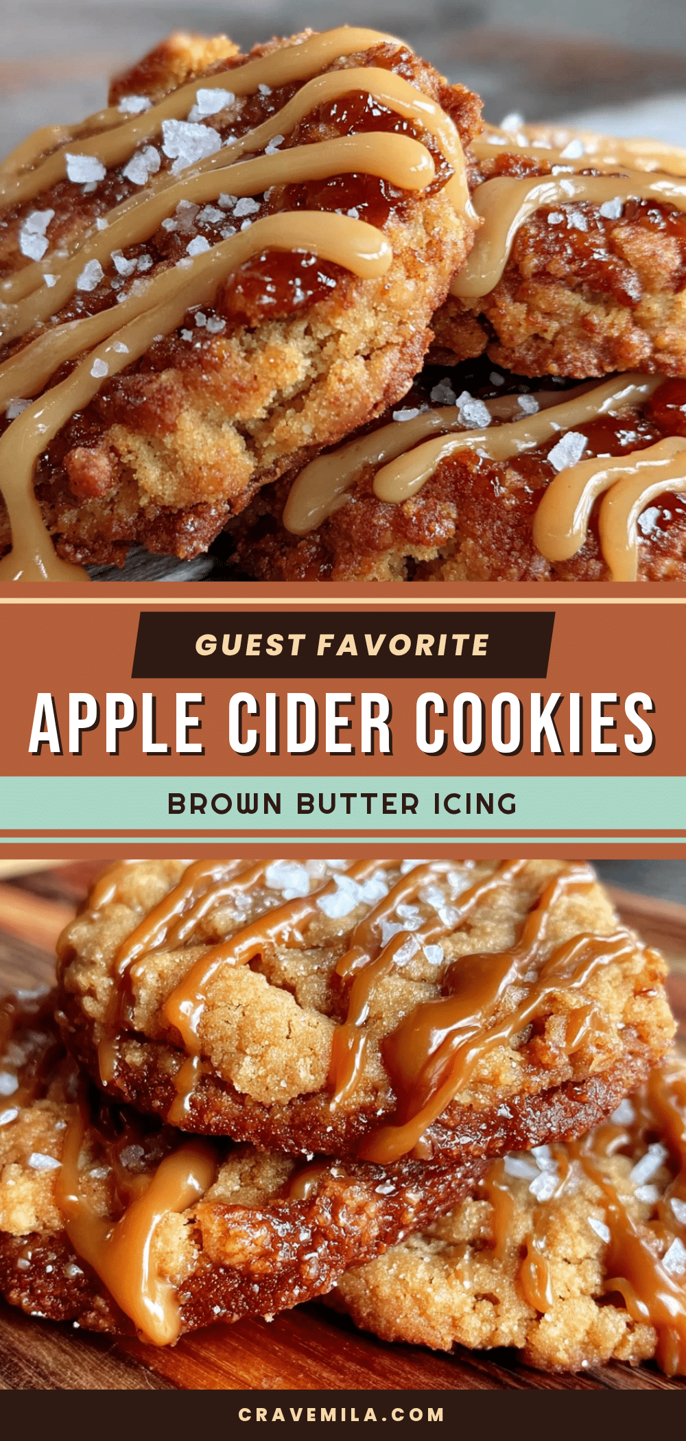 apple cider cookies with brown butter icing recipe