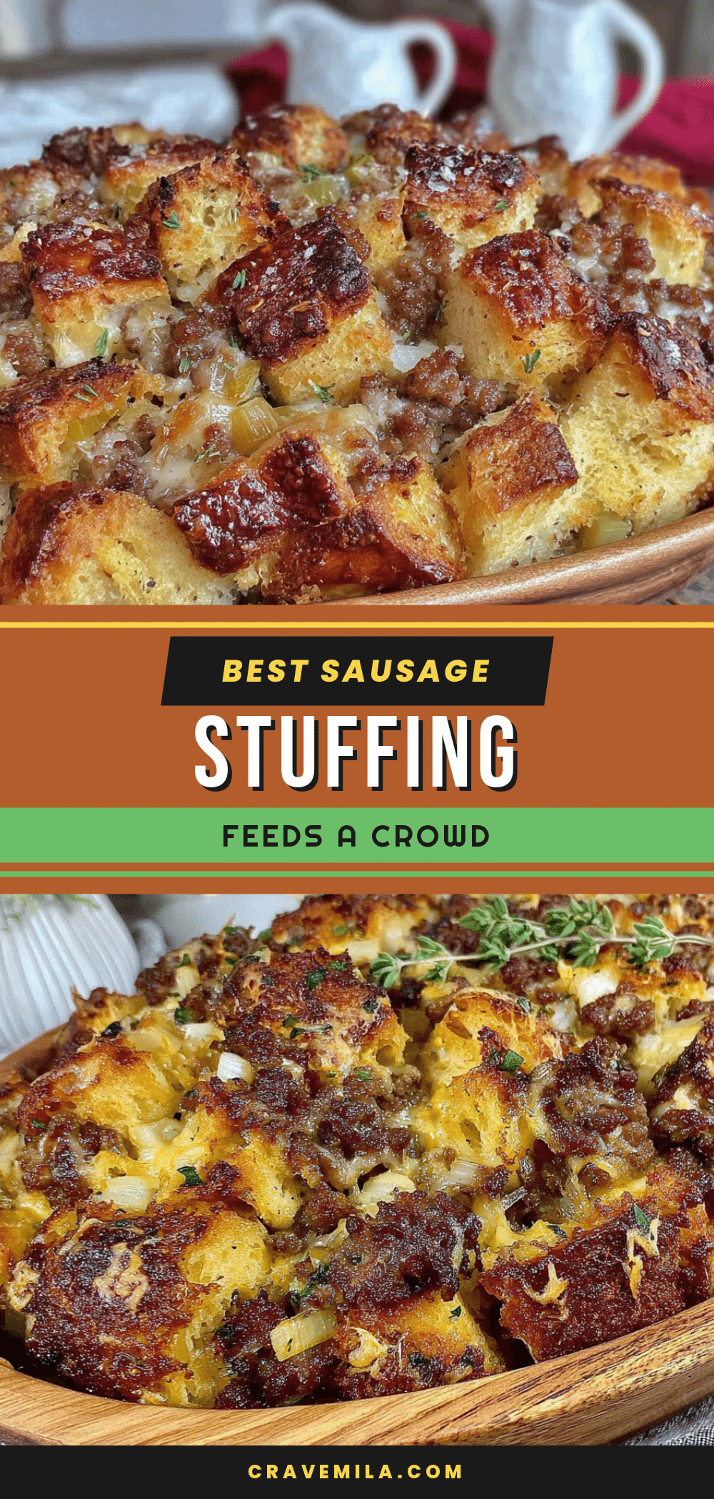 best easy sausage and herb stuffing recipe for a crowd recipe