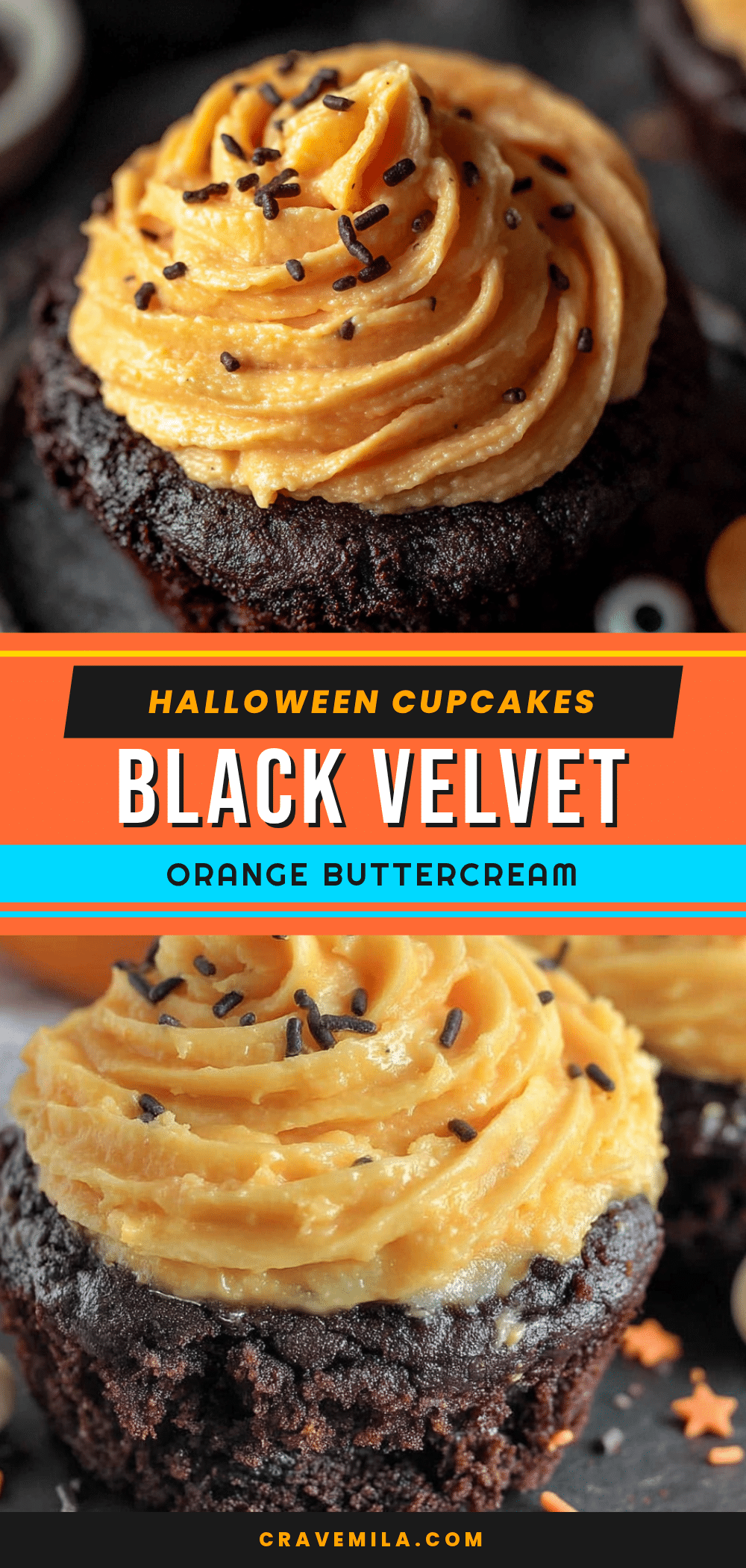 black velvet halloween cupcakes recipe