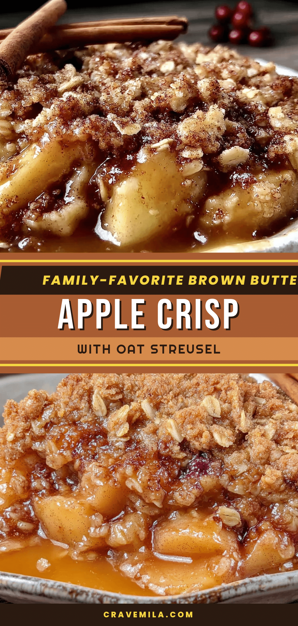 brown butter apple crisp recipe