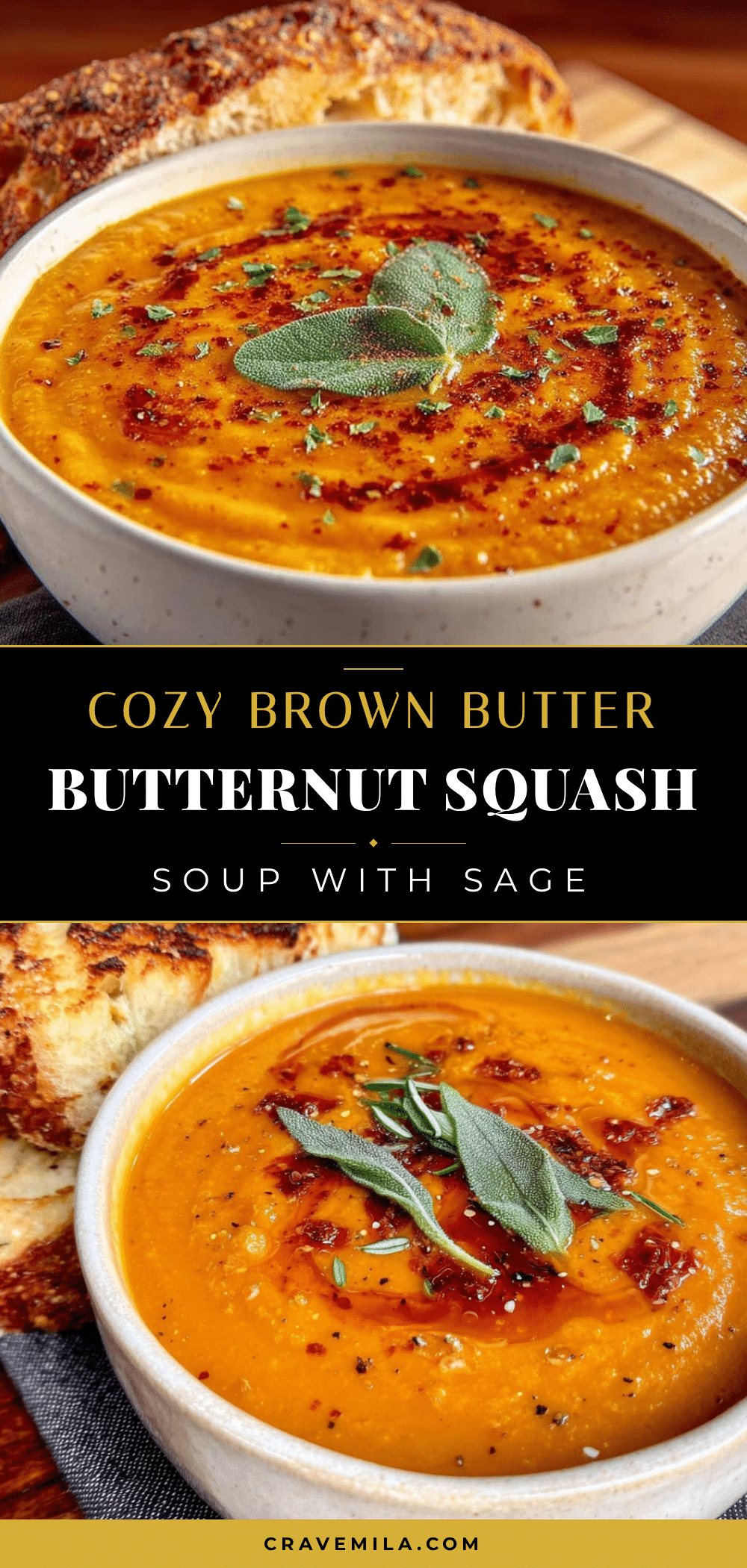 brown butter butternut squash soup recipe