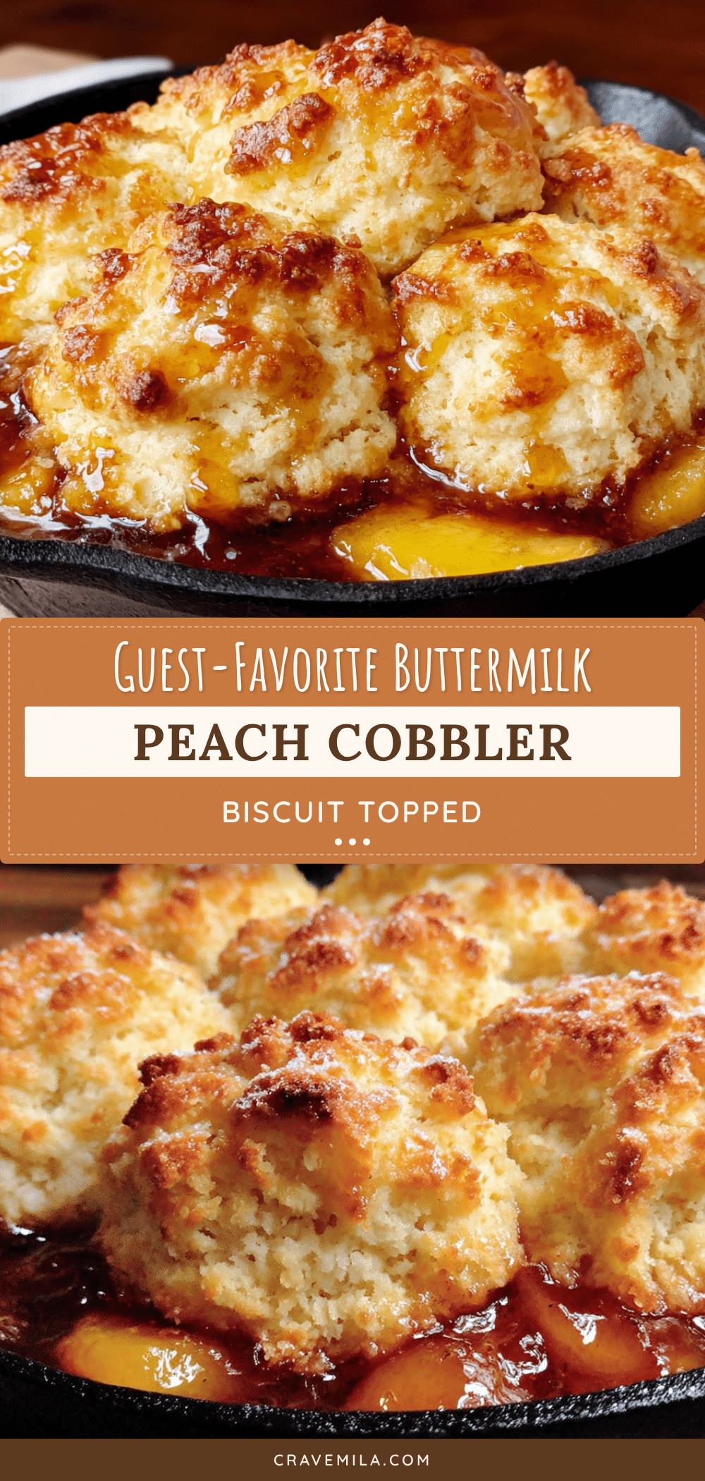 buttermilk biscuit peach cobbler recipe
