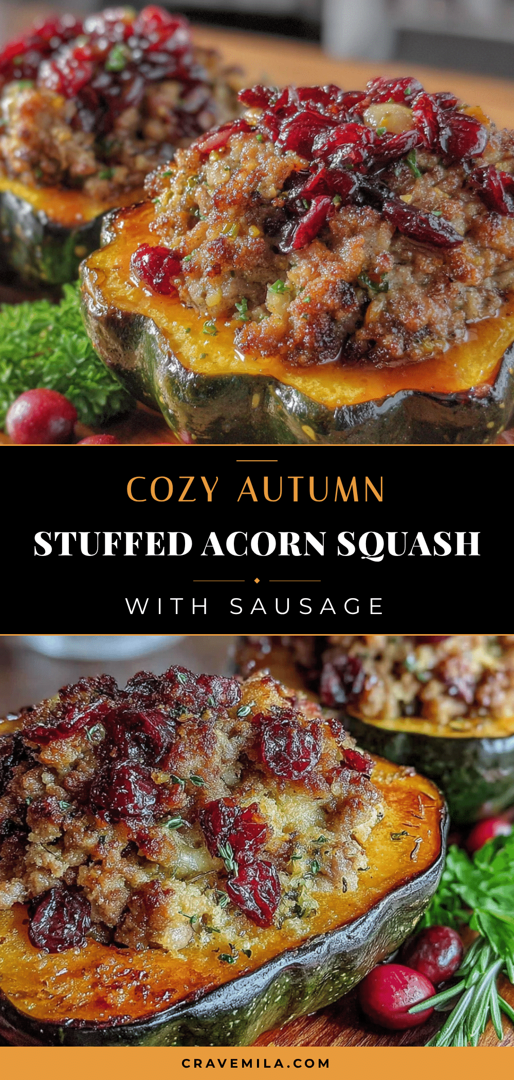 cozy stuffed acorn squash recipe