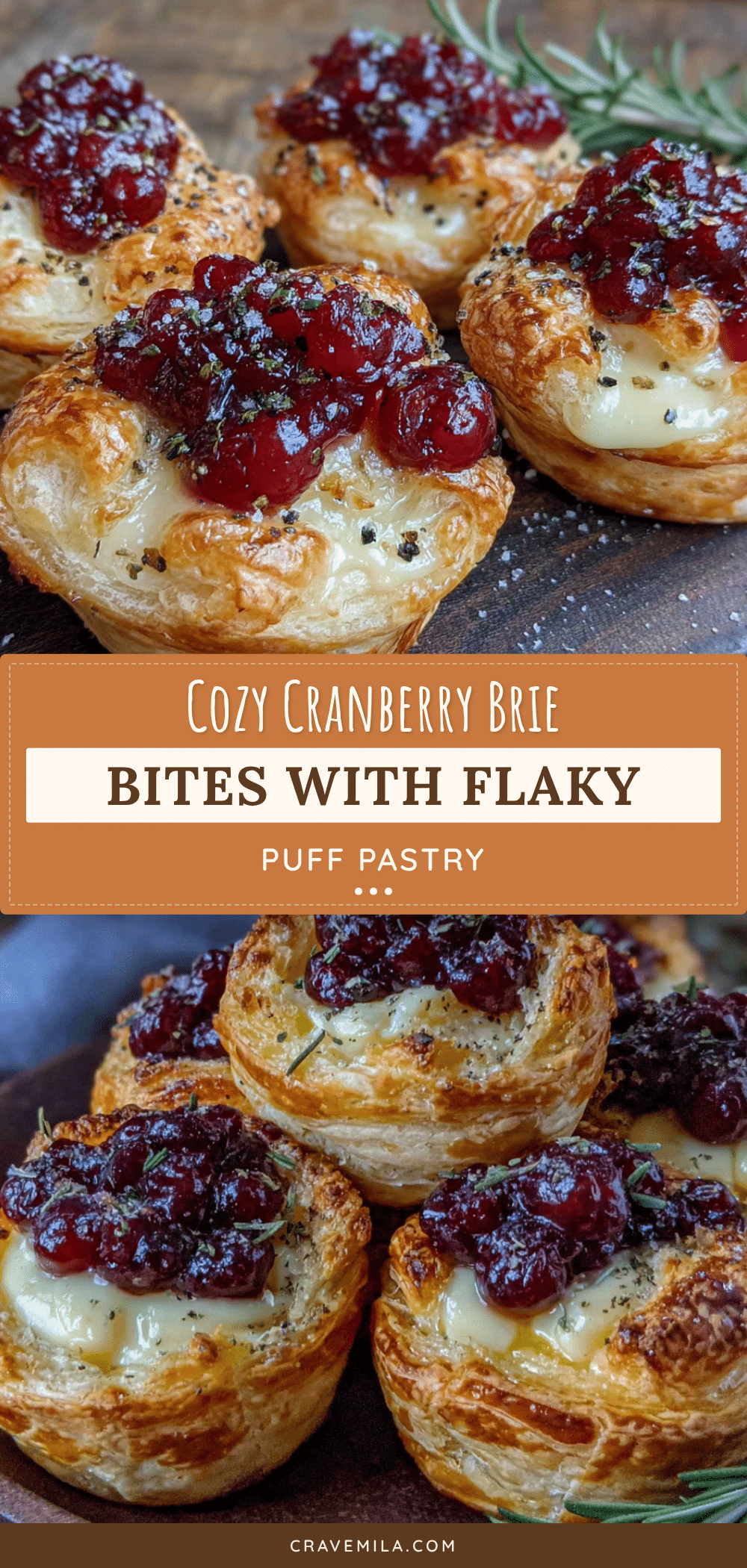 cranberry brie bites recipe