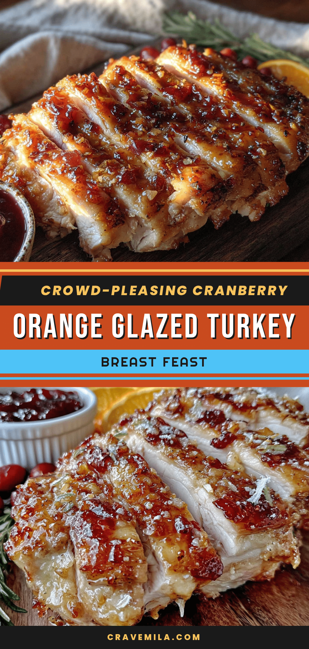 Cranberry Orange Glazed Turkey Breast recipe