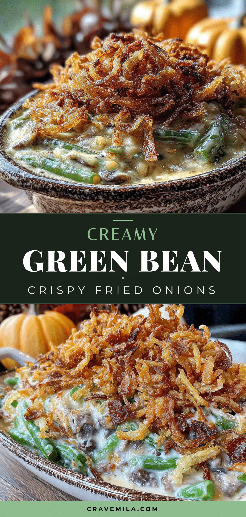 creamy green bean casserole recipe
