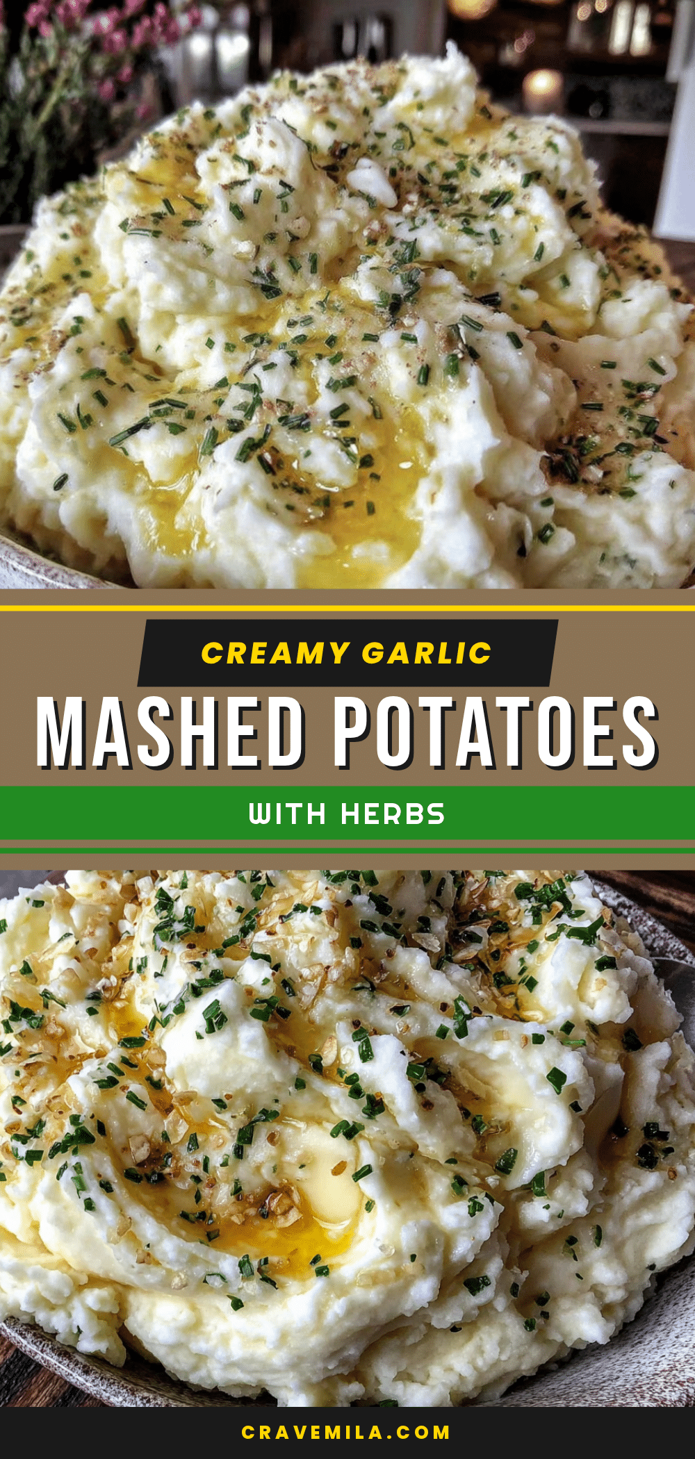 creamy make-ahead garlic herb mashed potatoes recipe
