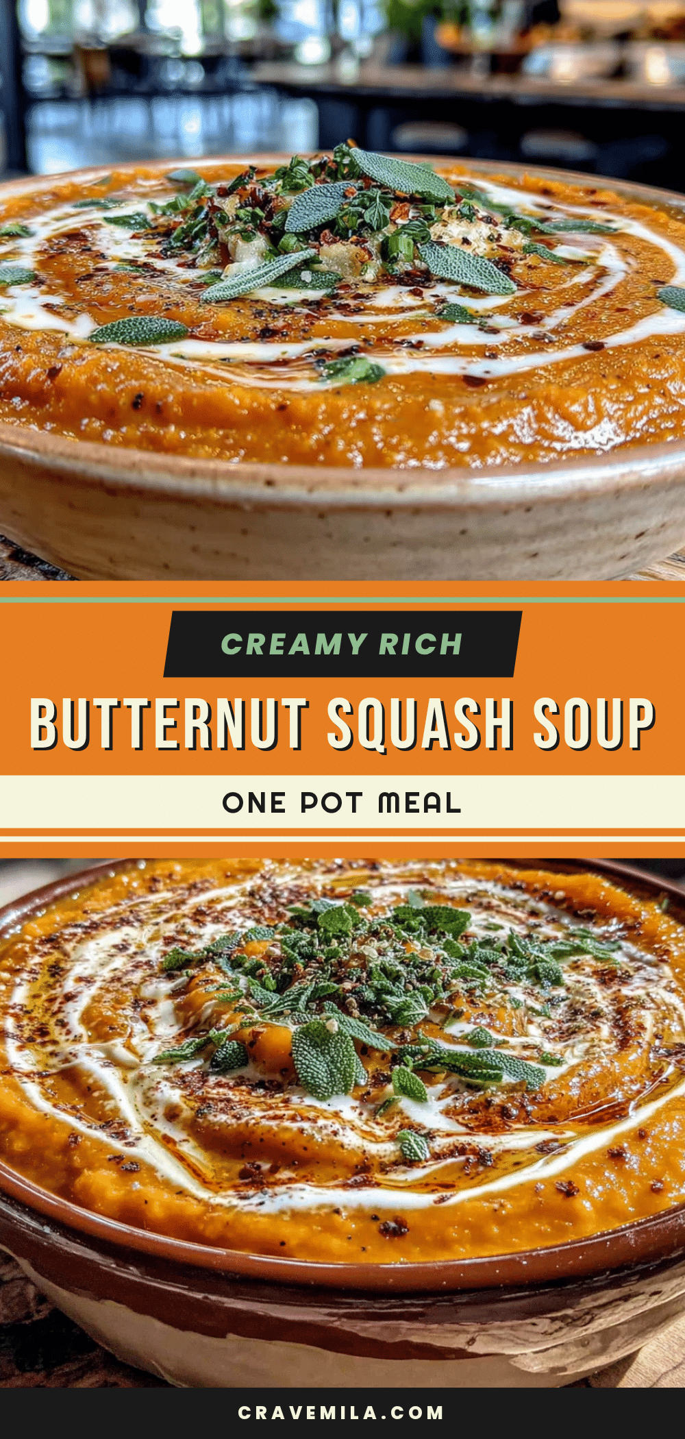 creamy one-pot butternut squash soup recipe