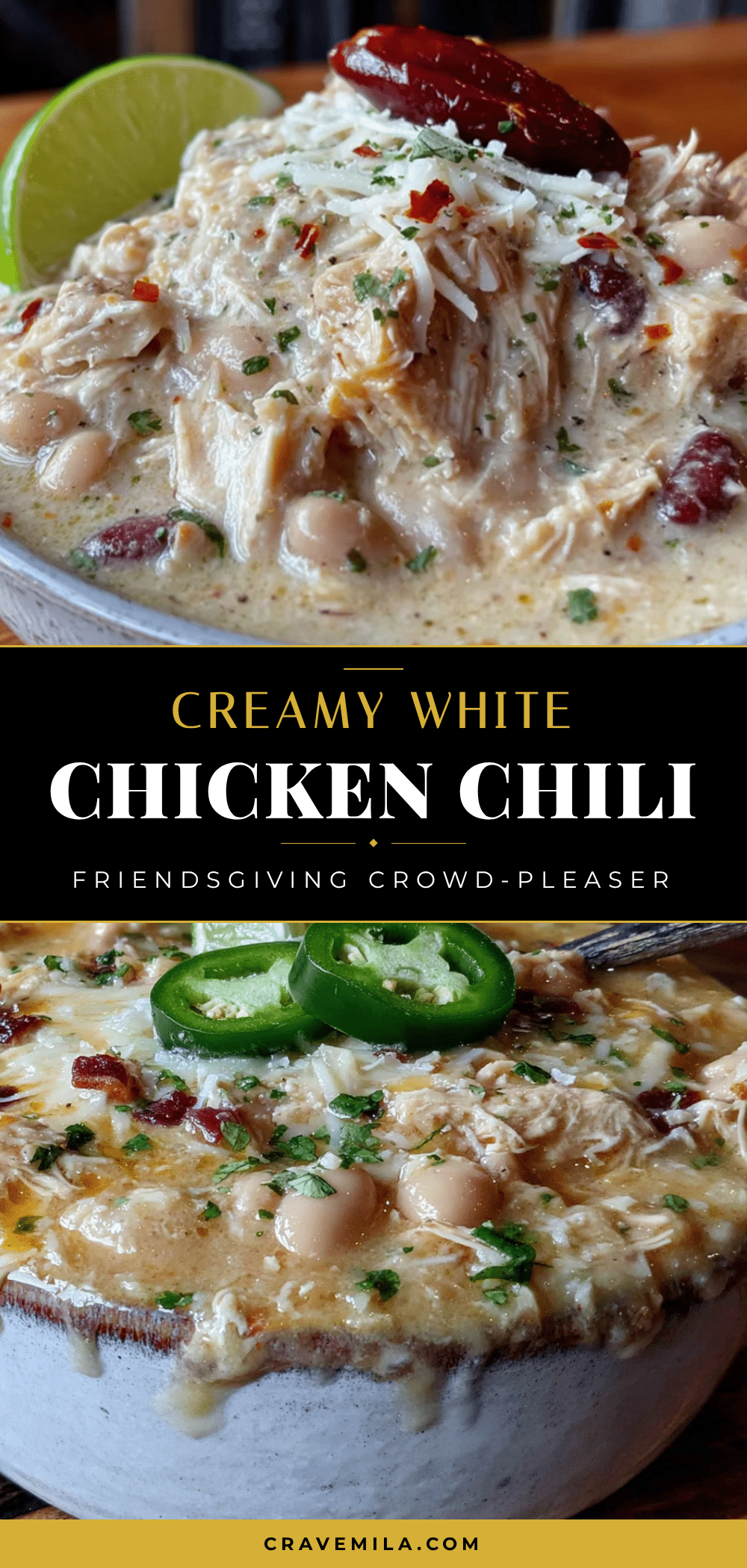 creamy white chicken chili recipe