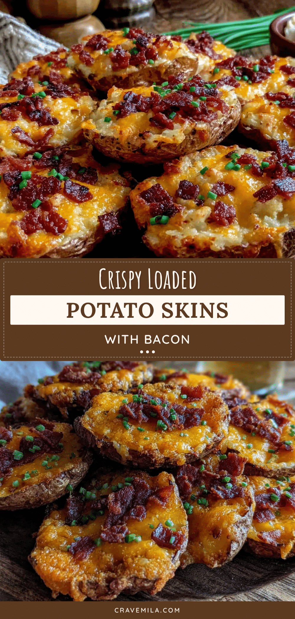 crispy loaded potato skins recipe