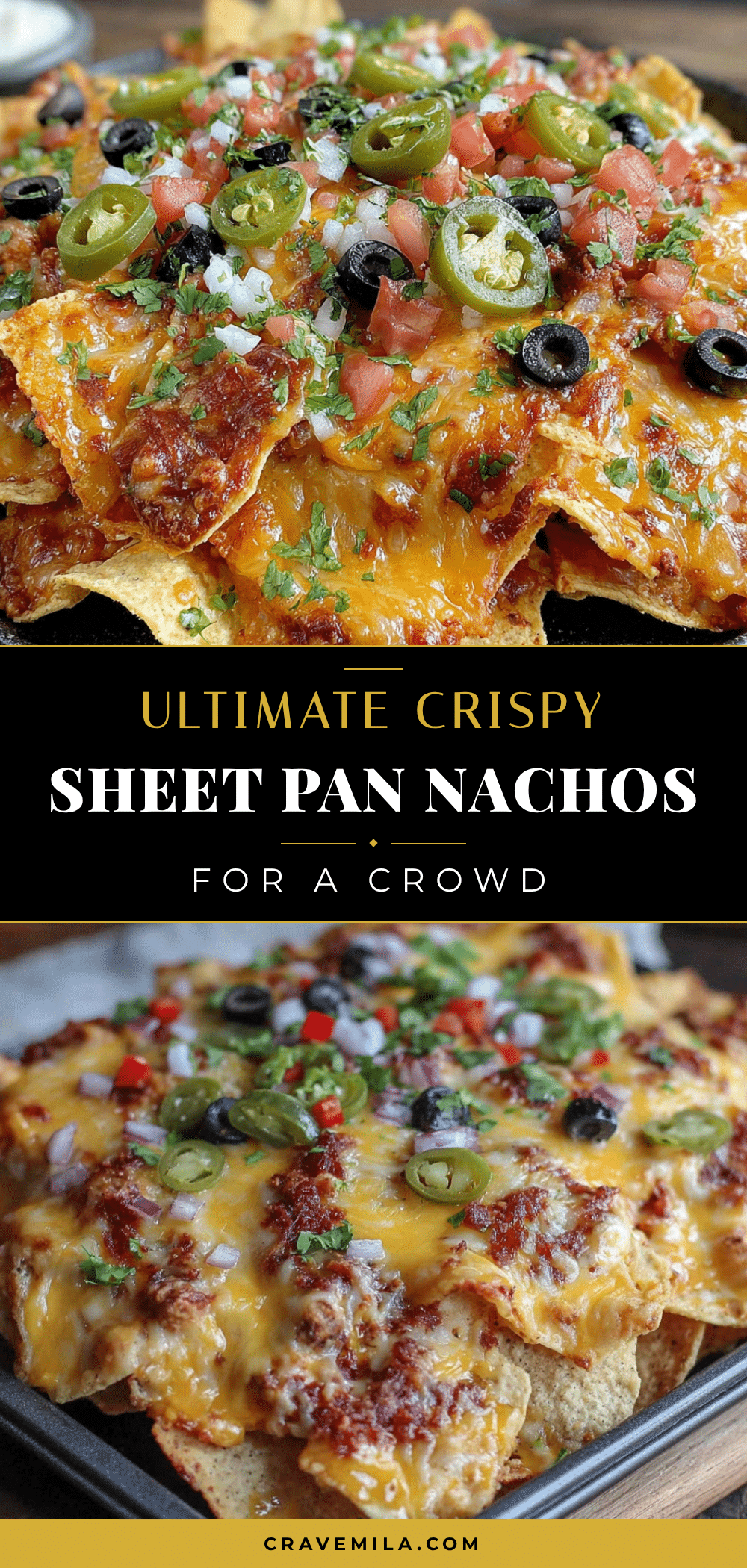 Crispy Sheet Pan Nachos recipe
