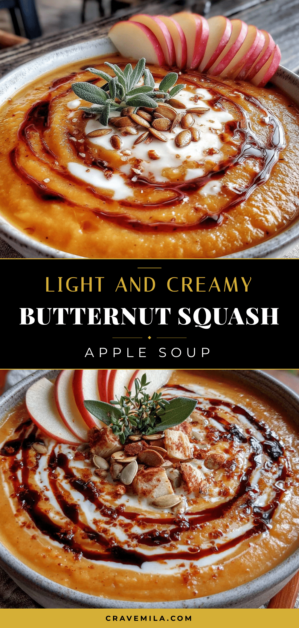 crockpot butternut squash apple soup recipe