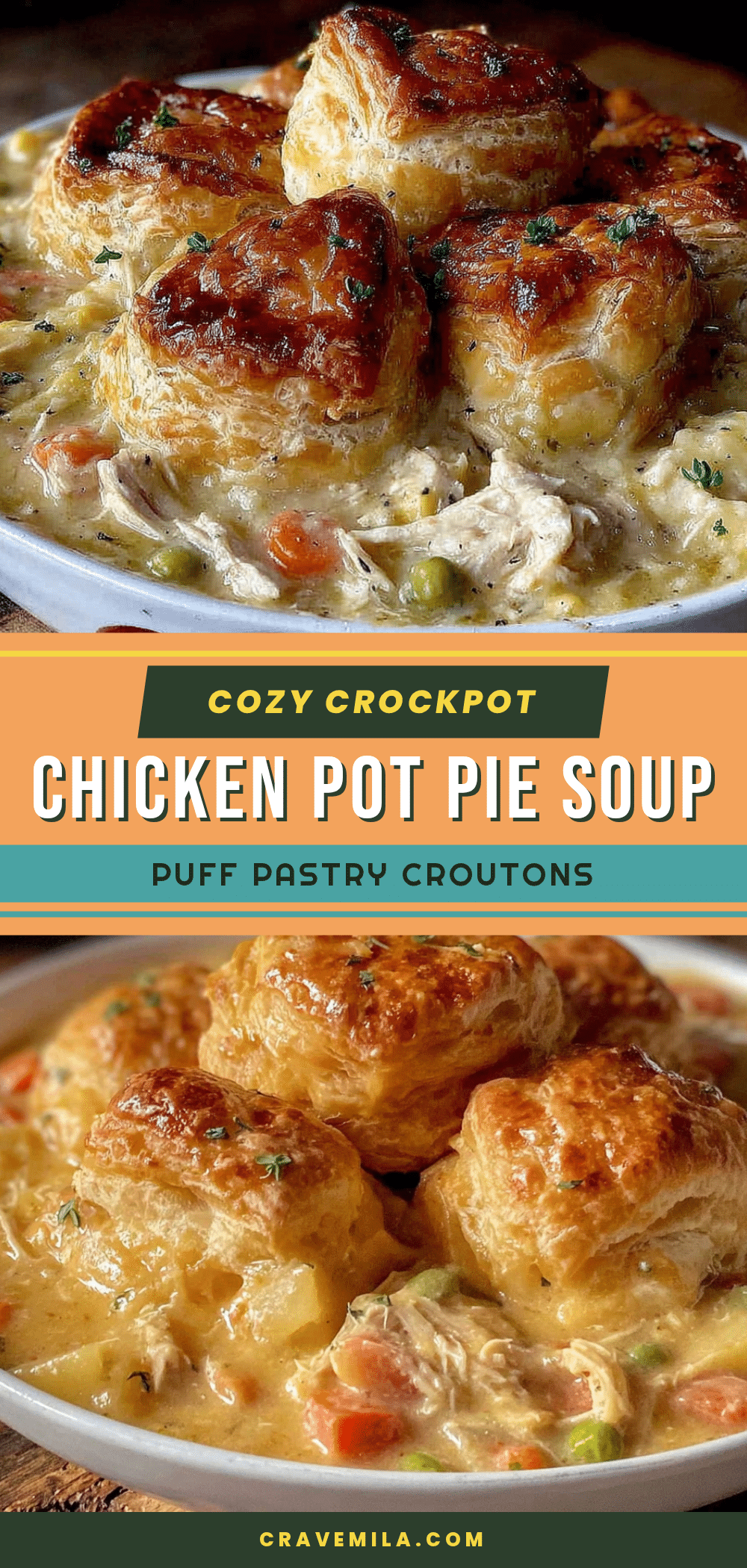 crockpot chicken pot pie soup recipe