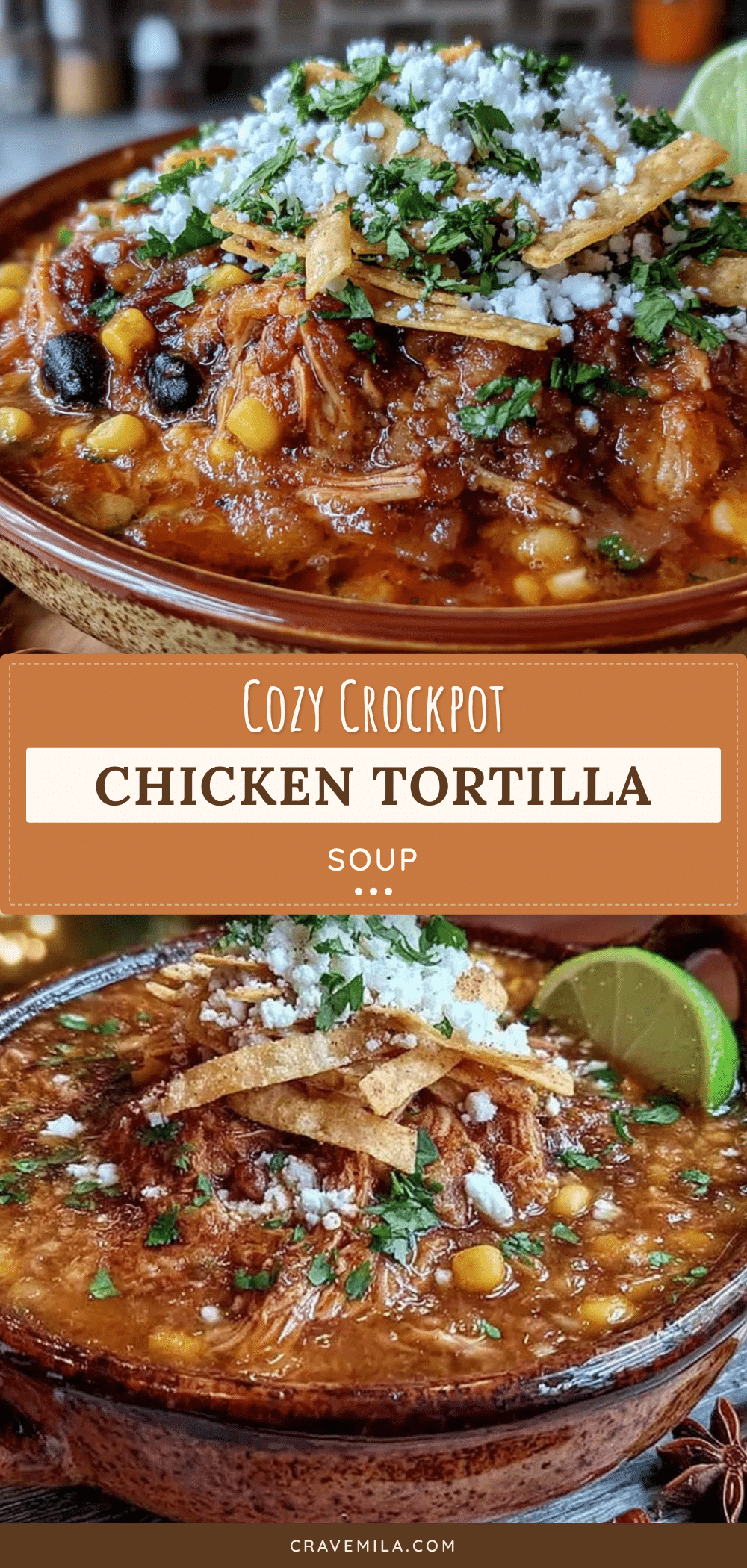 crockpot chicken tortilla soup recipe