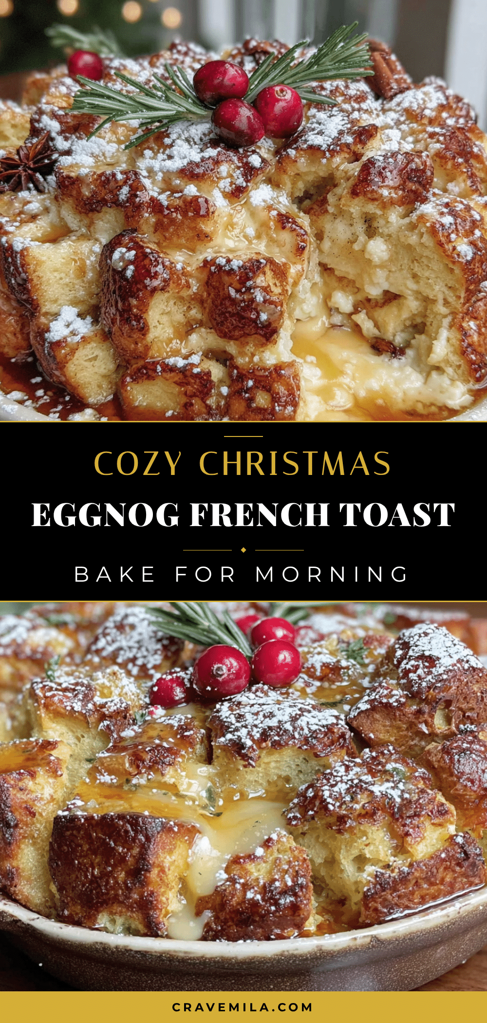 eggnog french toast bake recipe