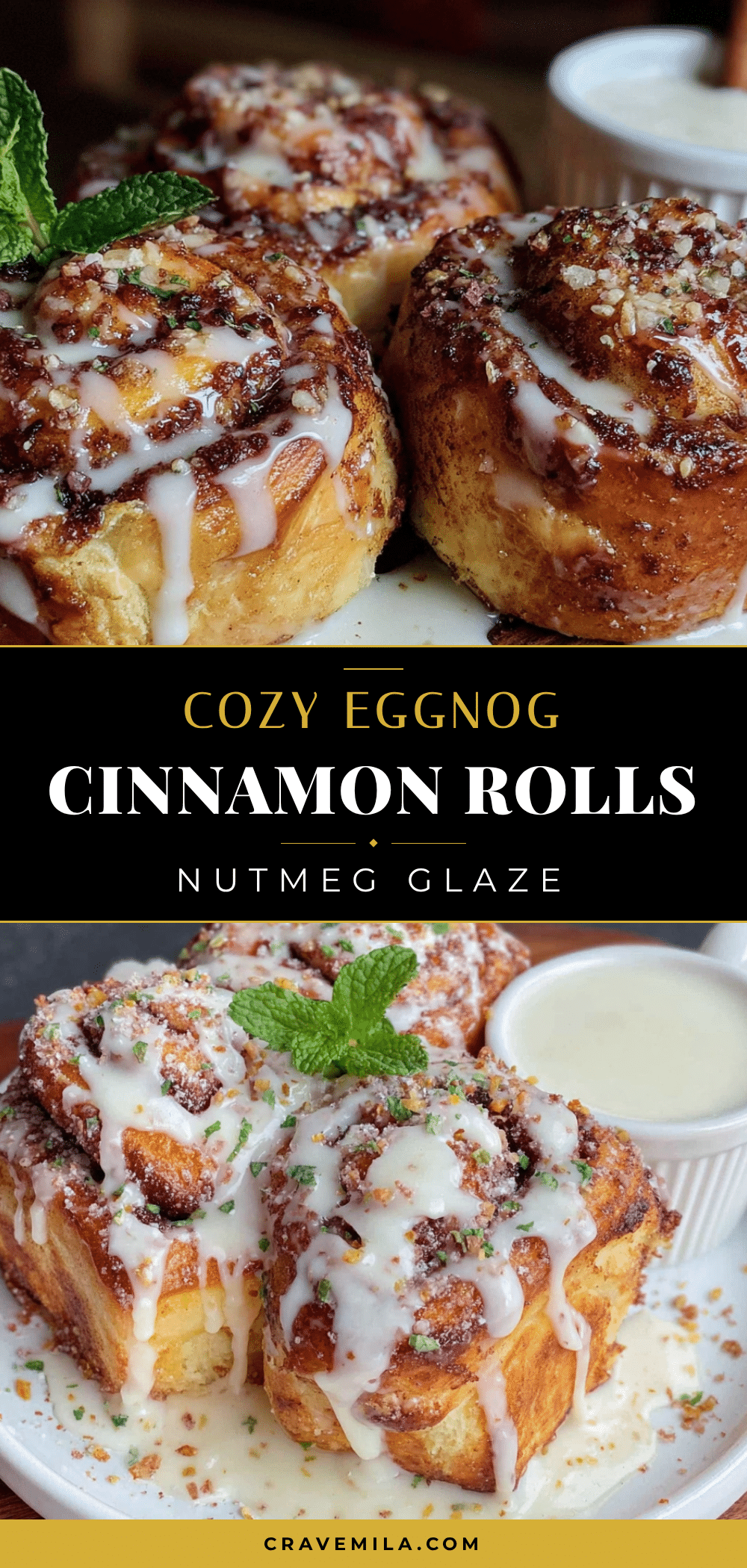 egnog cinnamon rolls recipe