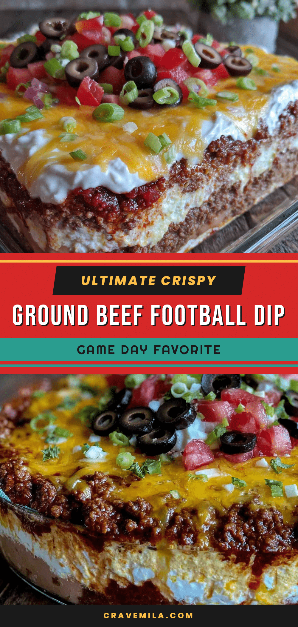 five-layer football dip recipe